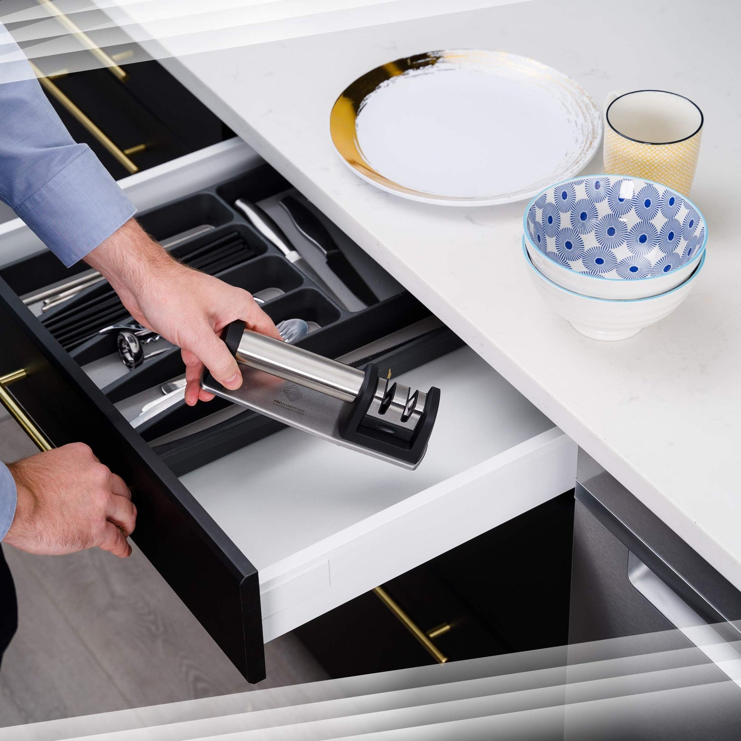 - PRO Sharpener | A Professionals Choice | Manual Knife Sharpener -