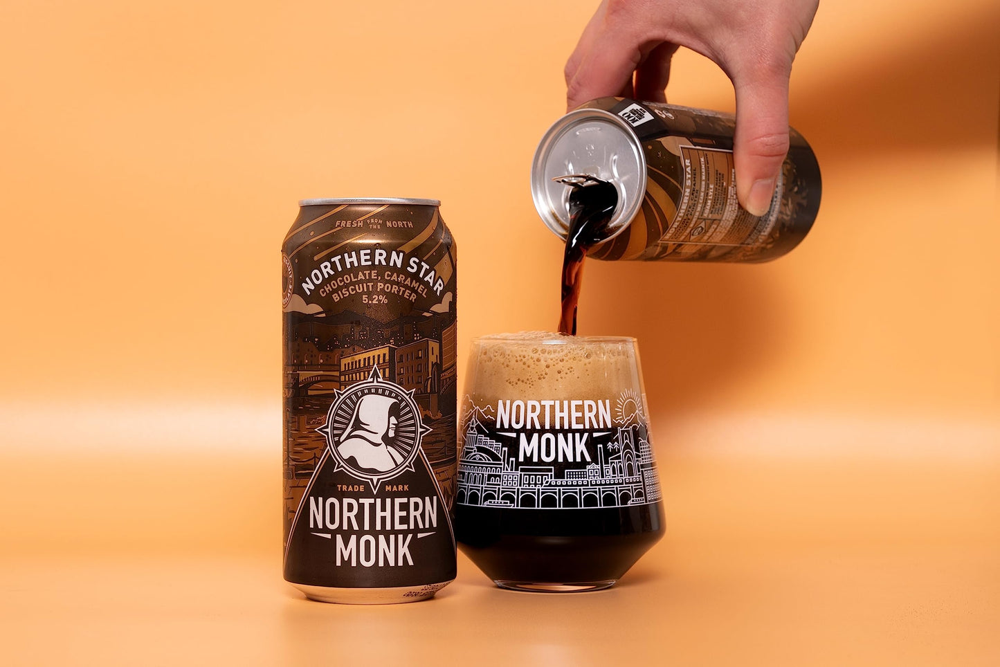 - Northern Monk Brew Dark Craft Beer | 5.2% abv | 12 x 440ml Cans -