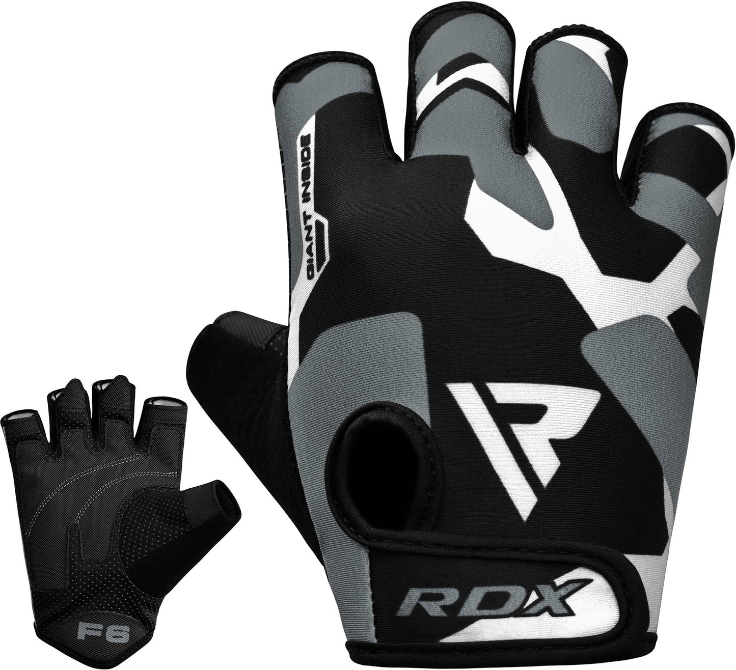 - RDX Weight Lifting Gloves | Gym Fitness Workout | Anti Slip Padded Palm Protection -