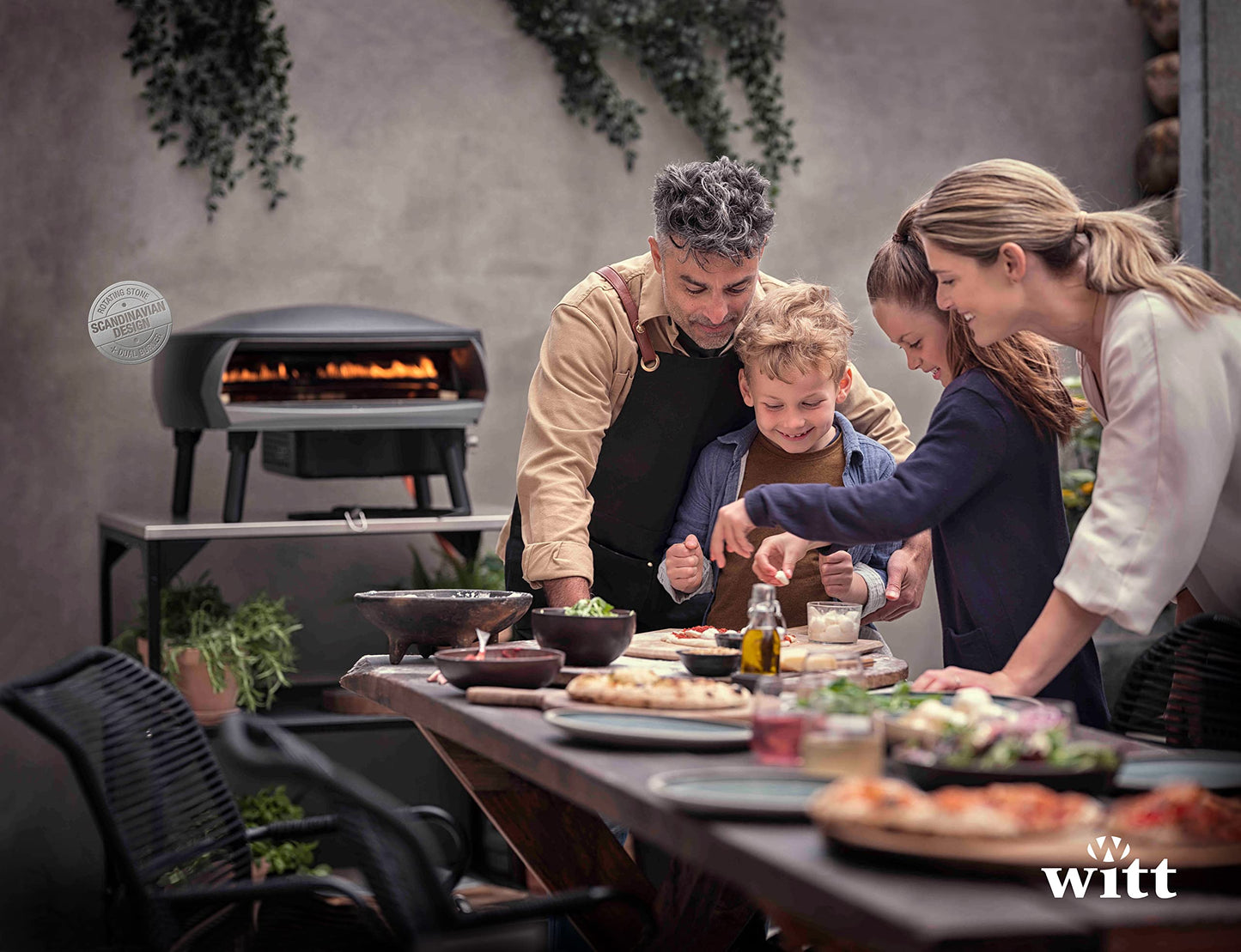 - Witt ETNA Rotante Award Winning Pizza Oven with 360 Degrees Rotating Pizza Stone