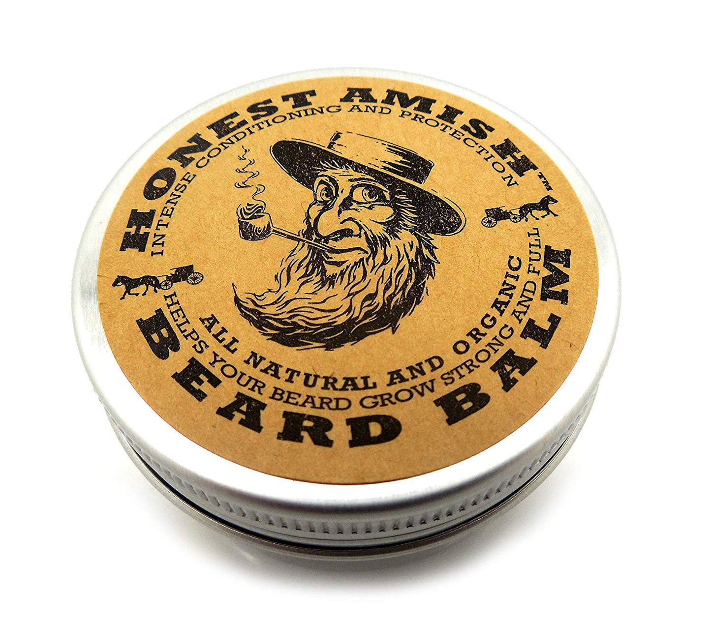 - Honest Amish Beard Balm | Made with only Natural and Organic Ingredients -