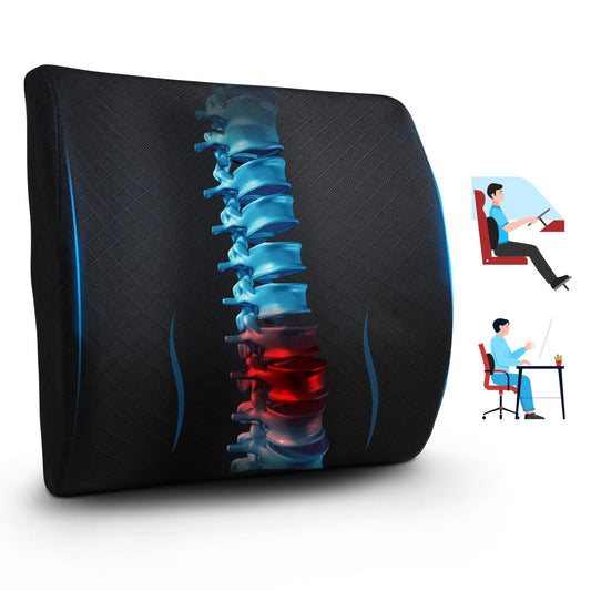 - EcoNour Lumbar Support Pillow for Car and Office Chair  -