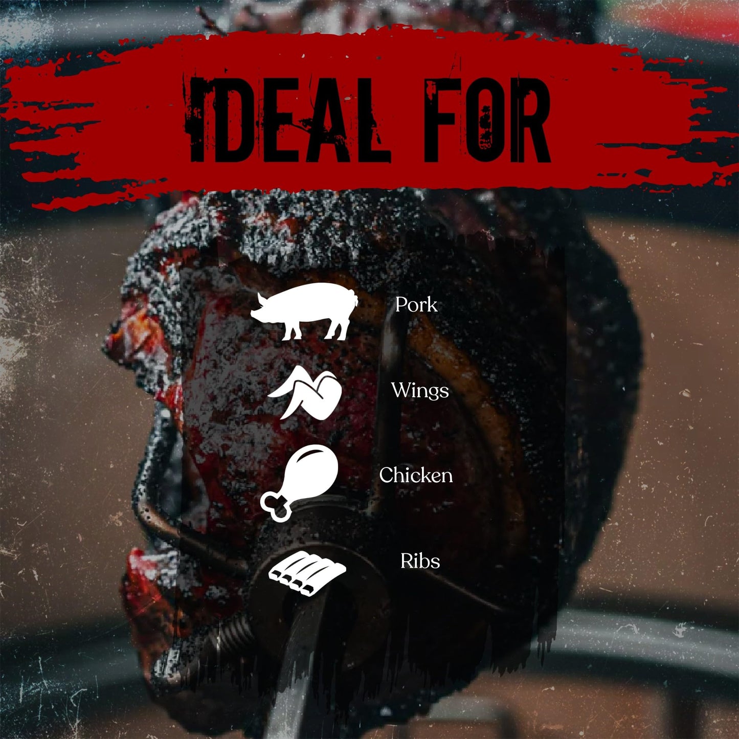 Angus & Oink | Black Gold Supercharged SPG BBQ Rub | Insane Beef Flavour & Umami Boost | Gluten-Free | Perfect for Grilling & Smoking | 200g