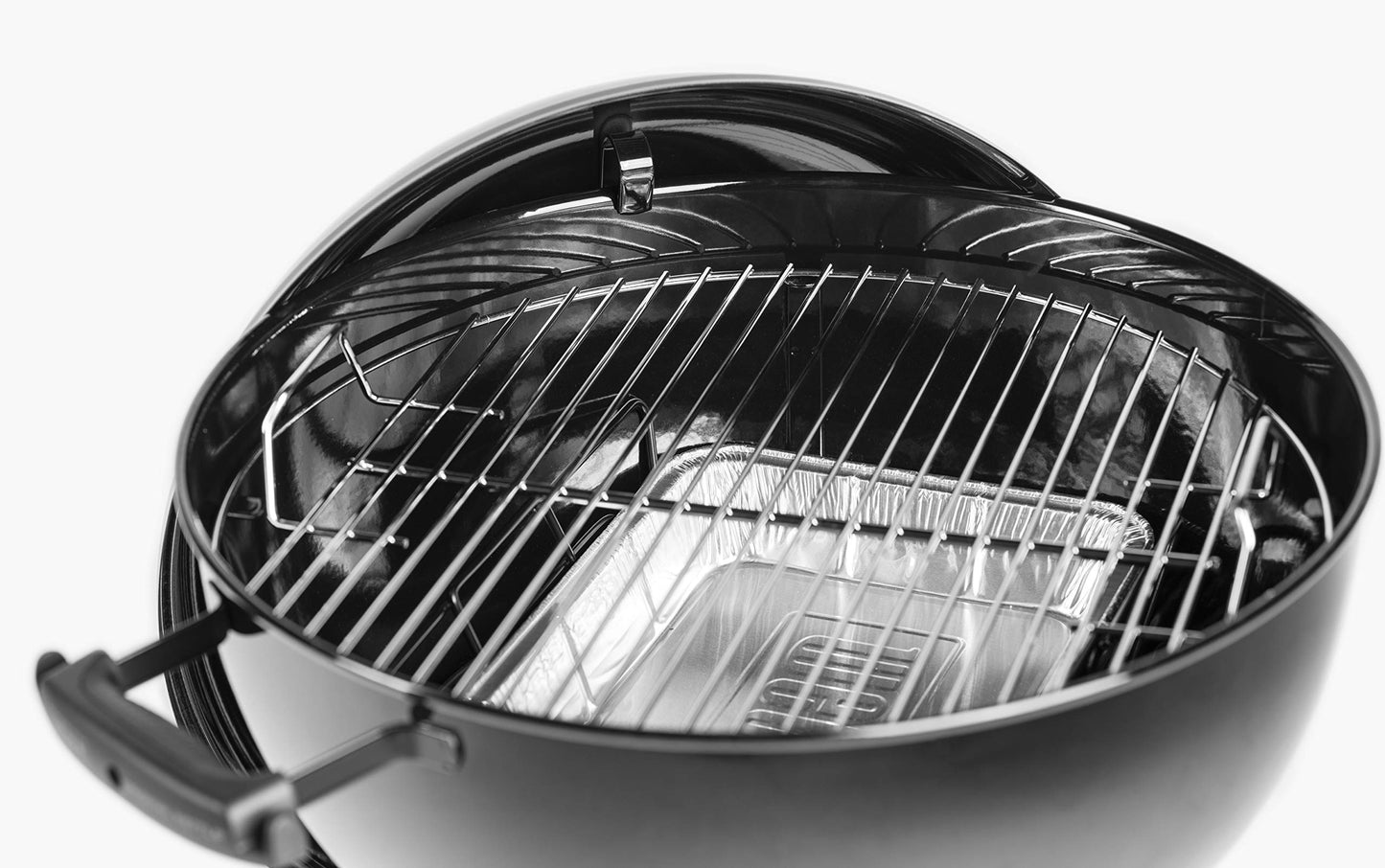 - Weber Original Kettle Charcoal Grill Barbecue, 57cm | E-5710 BBQ Grill with Lid Cover