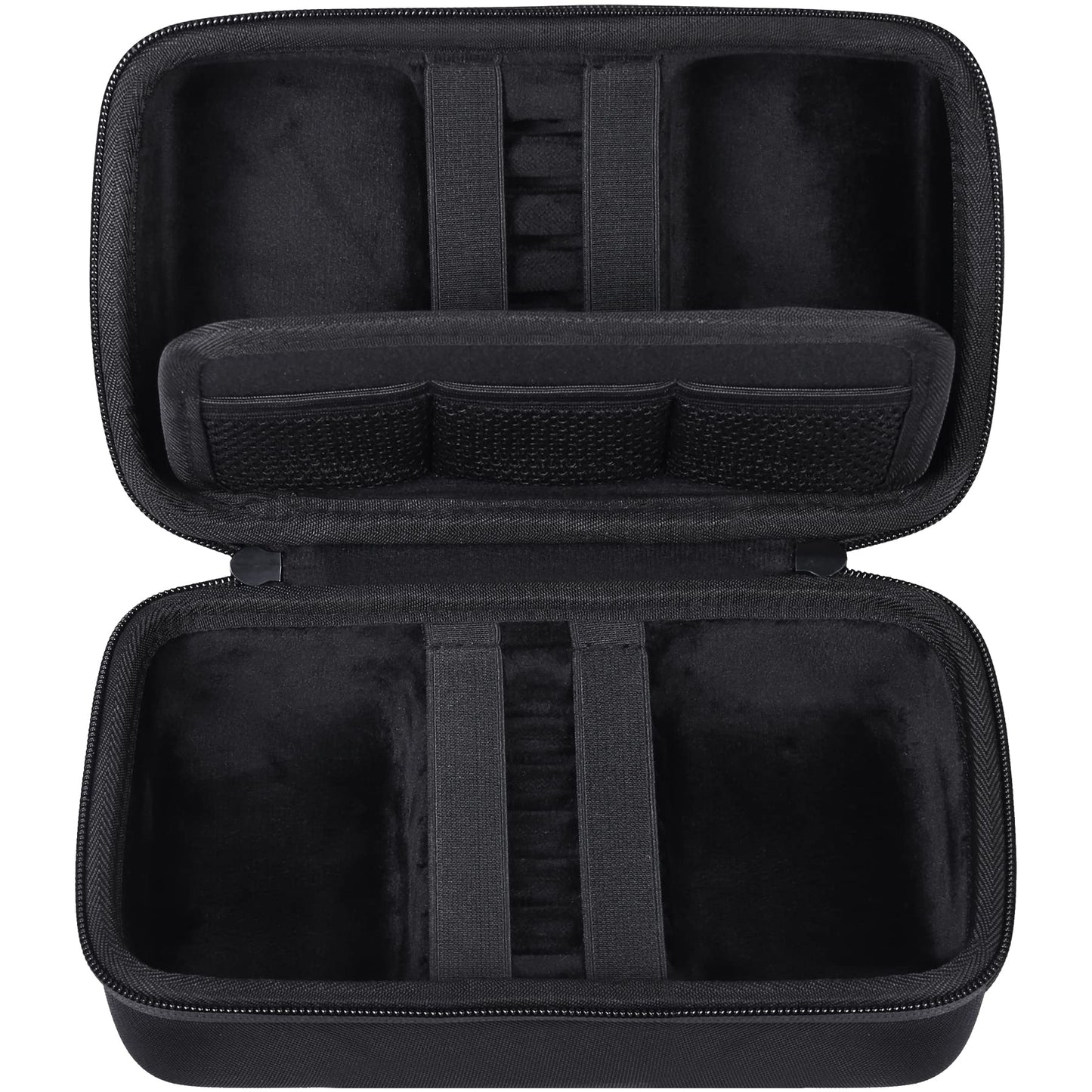 co2CREA Hard EVA Shell Storage Dart Case for 12 Steel Tip or Soft Tip Darts, Carrying Case with Numerous mesh Pockets Holder for Dart Tips,Shafts,Flights and More Dart Accessories,Case Only