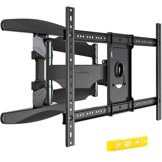 - Invision Ultra Strong TV Wall Bracket Mount Double Arm Tilt & Swivel for 37-75 Inch (94-190.5cm) LED LCD OLED Plasma & Curved Screens -