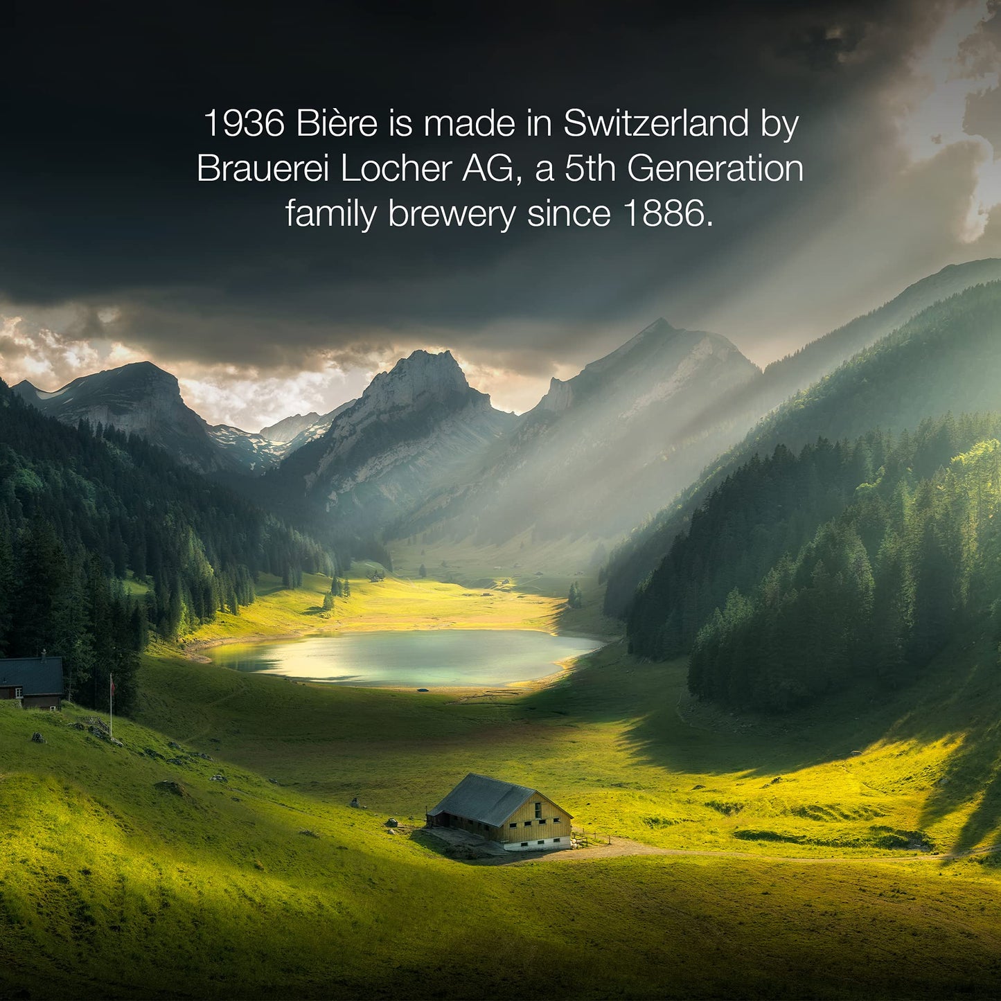 1936 Bière Premium Lager from the Heart of the Swiss Alps Gift Set 4.7%, 6 x 330ml