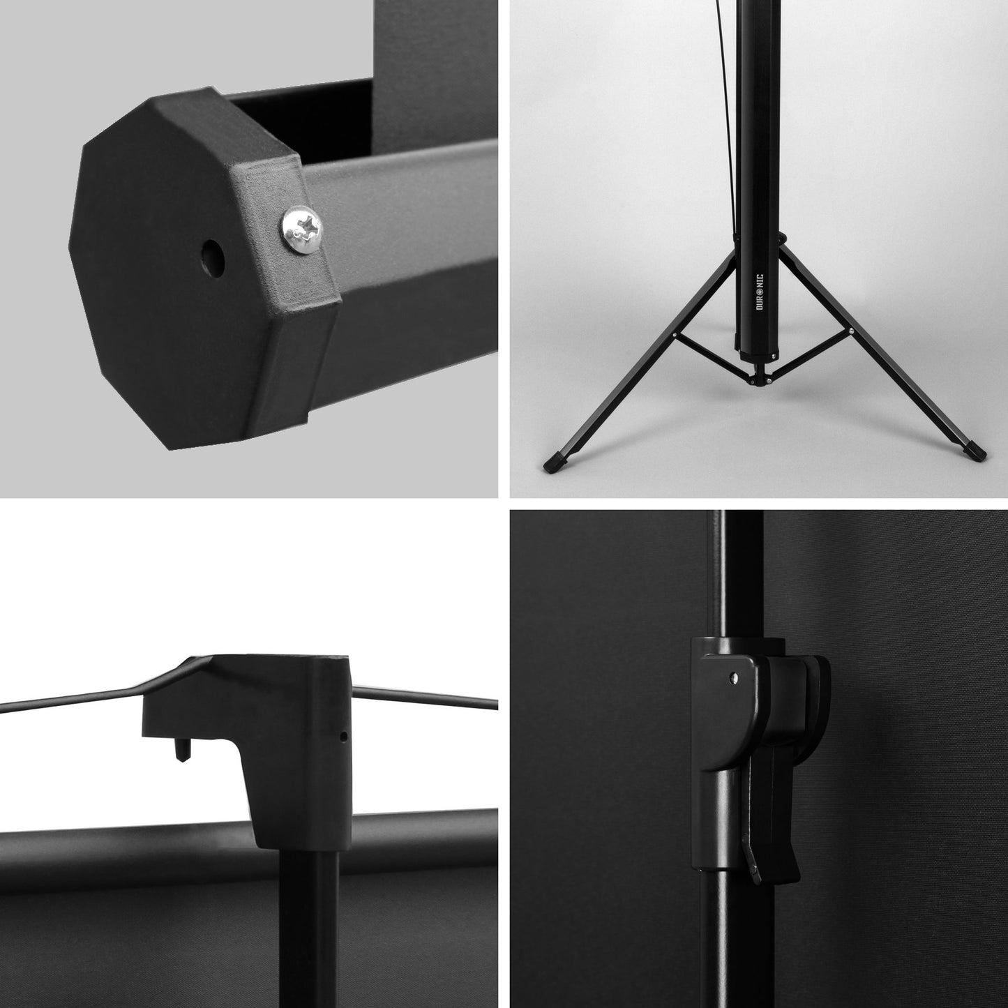 - Duronic Projector Screen TPS60 /43 60" | Portable Tripod Projection Screen | (Screen: 122cm (W) X 91cm (H) 4K / 8K Ultra HDR 3D Ready -
