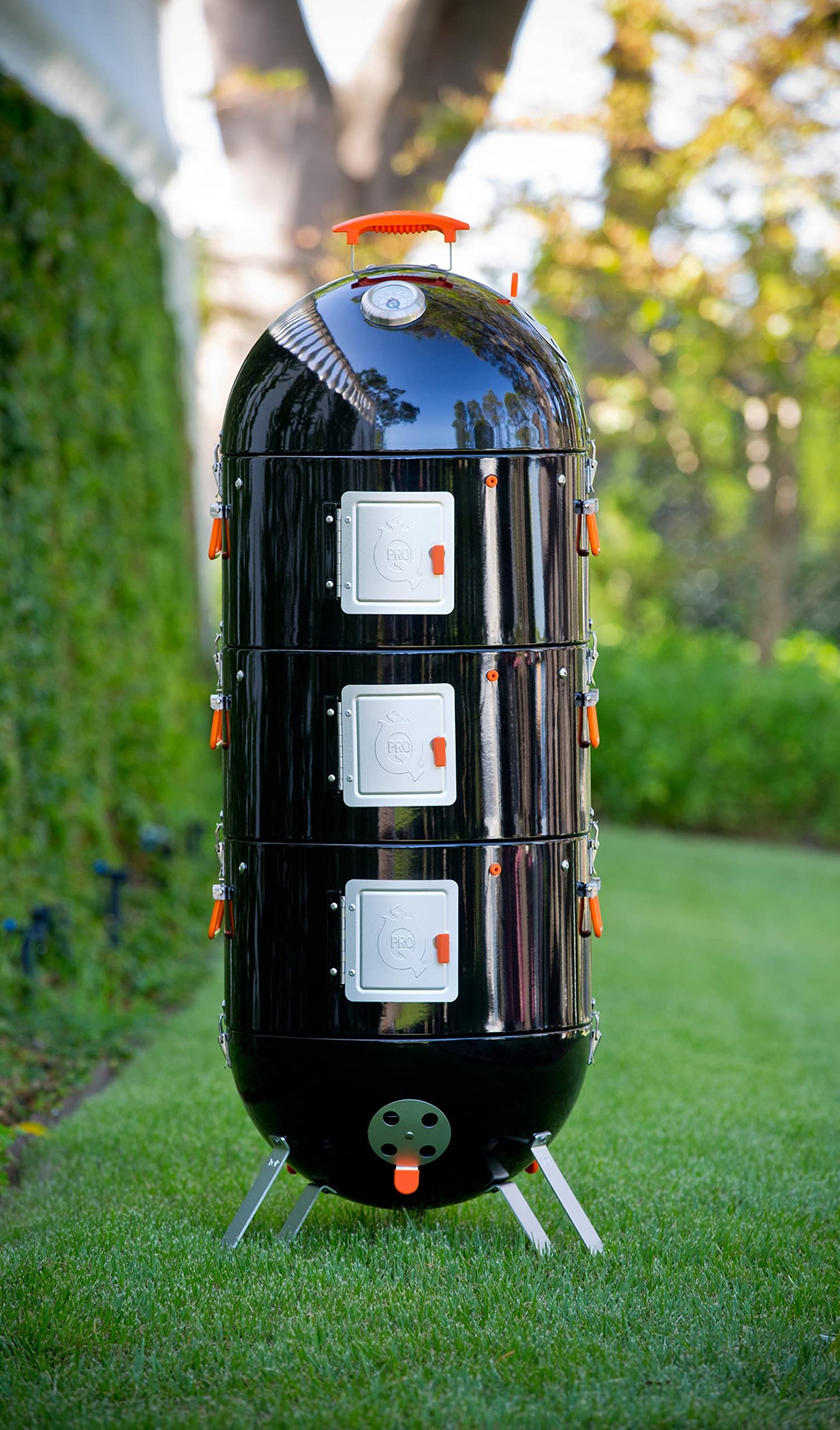 - ProQ BBQ Smoker | Frontier V4 | 4in1 Charcoal Meat Smoker BBQ | Outdoor Smokers and Grills -