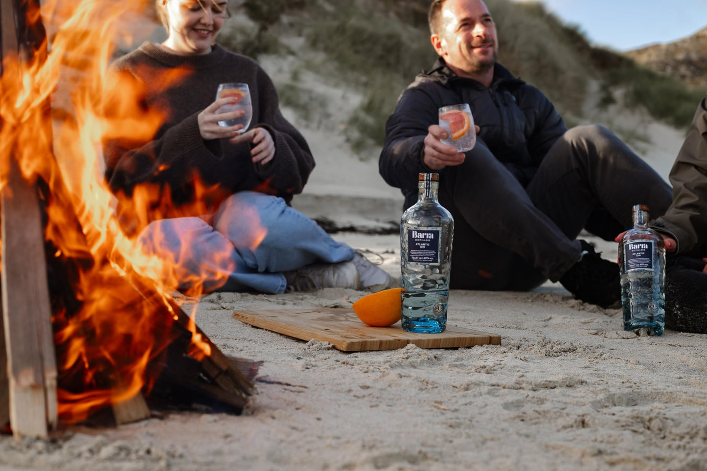 Barra Distillers Barra Atlantic Gin 70cl - 46% ABV - Award Winning Scottish Gin from the Outer Hebrides - Island Born Premium London Dry Gin - 100% Plastic-Free and Recyclable Luxury Gin Bottle