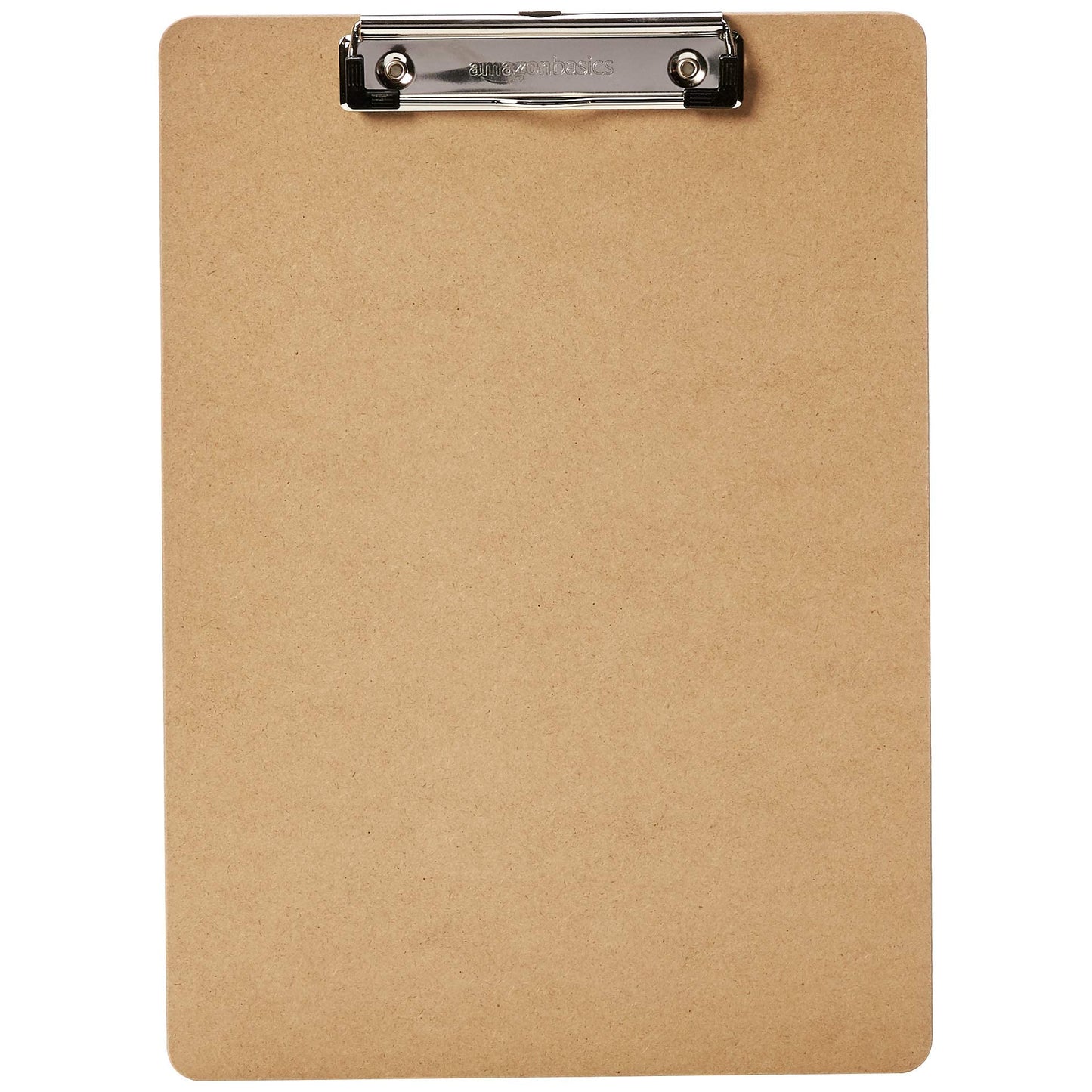 Amazon Basics Hardboard Clipboard - 6-Pack, Brown