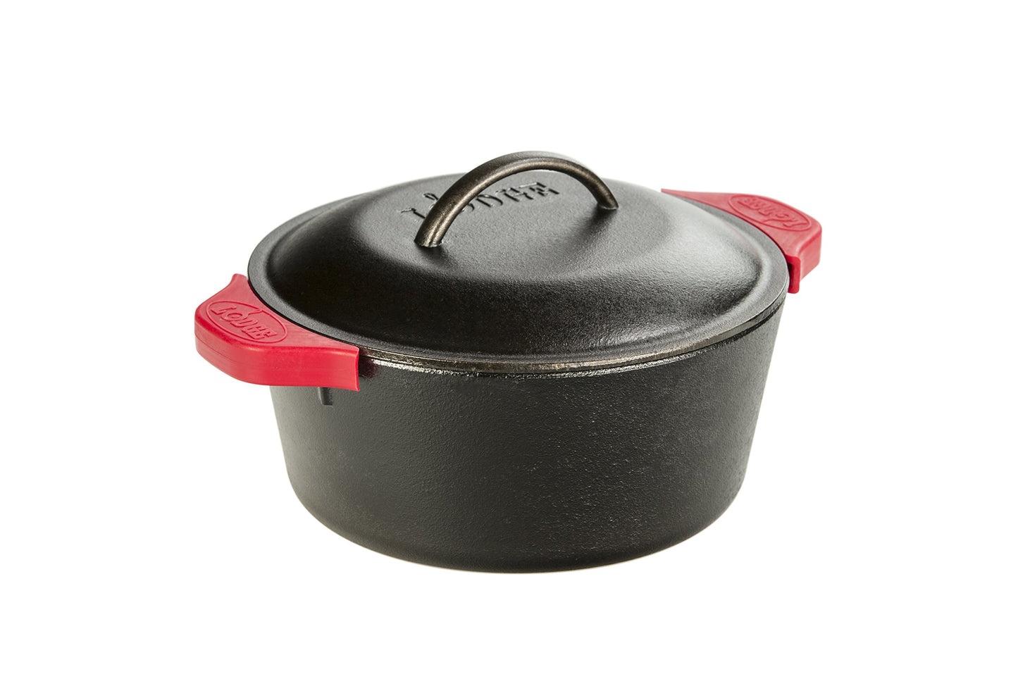 - Lodge | L8DOL3HH41PLT | Cast Iron Dutch Oven with Handle Holders -