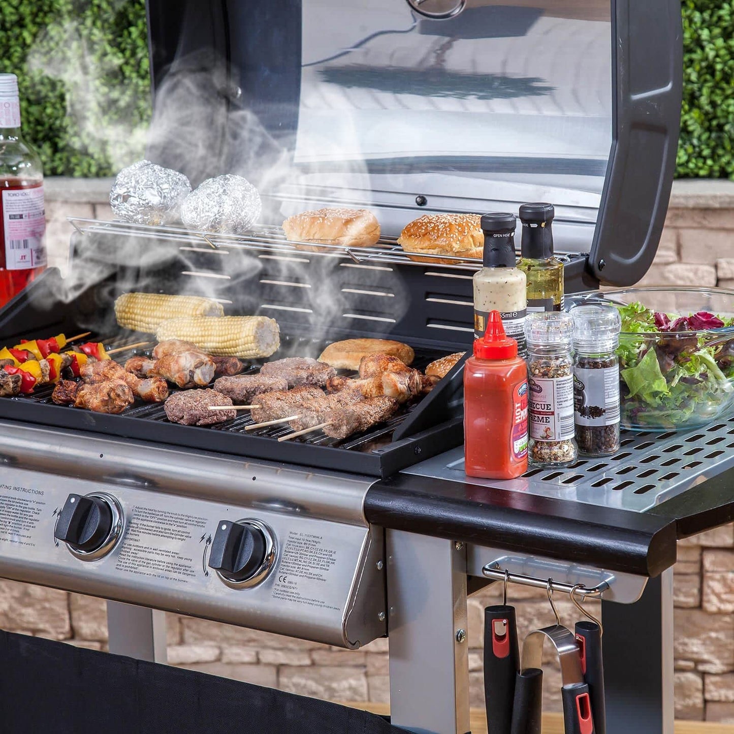 - Fire Mountain 4 Burner Gas BBQ | Large Gas BBQ | Perfect for Larger Gardens -