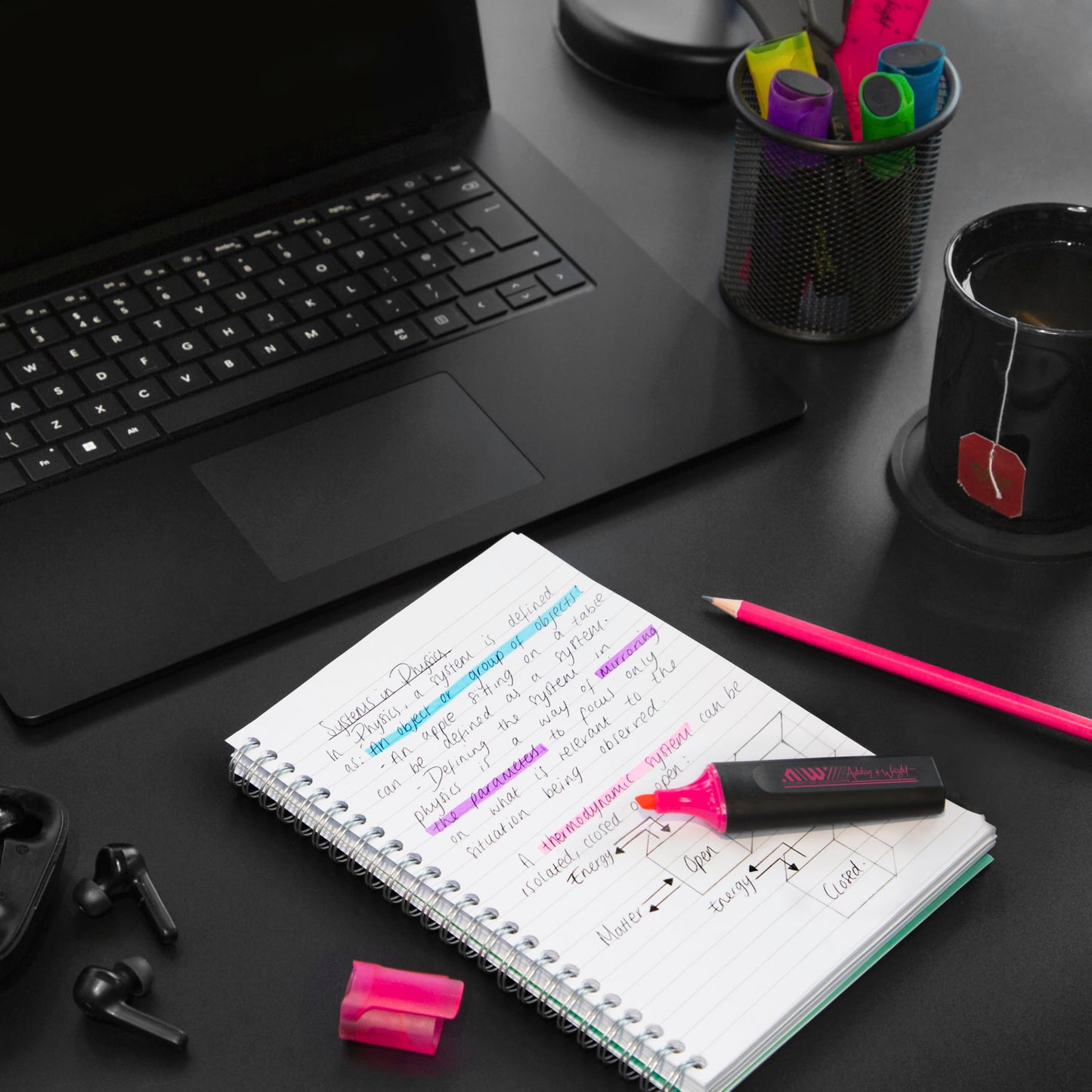 Ashton and Wright - ElectroLine Classic Highlighters - Neon 6 Pack