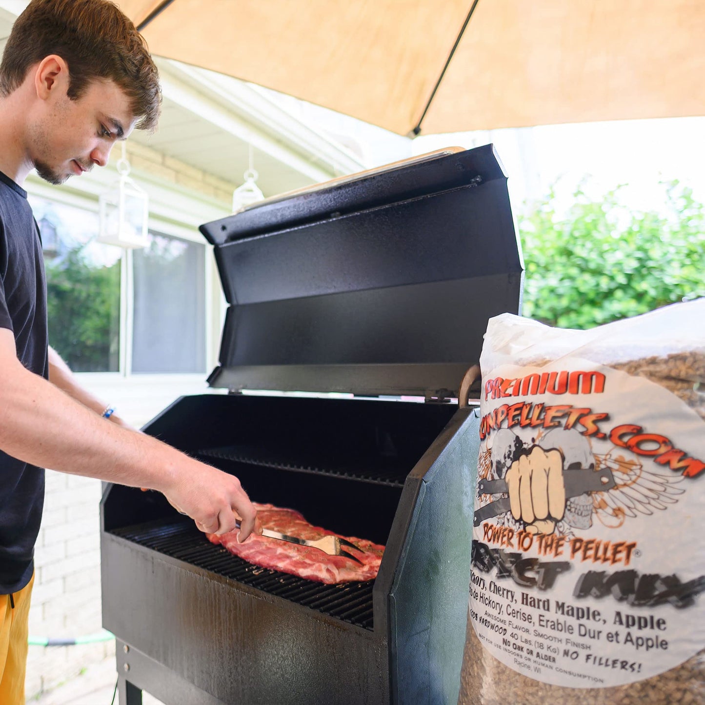 Cookinpellets 18kg Premium Perfect Mix BBQ Smoker Pellets - CPPM18kg
