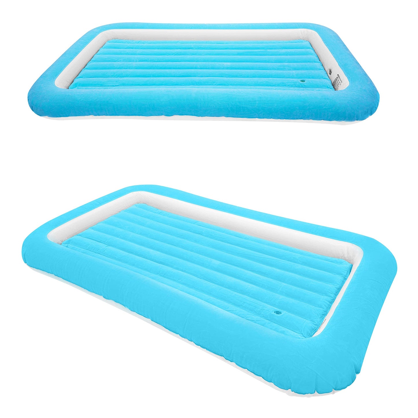 Avenli 85410 Kids Airbed/Single Size Flocked Air Mattress/Blue Coloured / 152cm x 89cm x 17.5cm