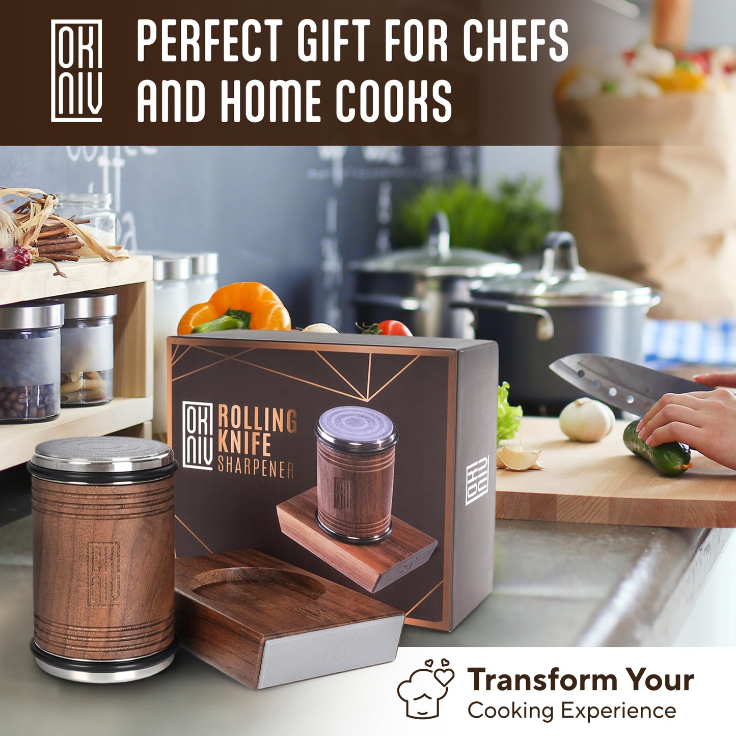 - Okniv Knife Sharpening System | Durable Rolling Knife Sharpener -