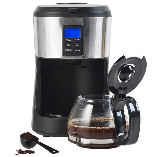 - Salter EK4368 Bean to Jug Coffee Machine | Electric Coffee Grinder | 750ml | Black -