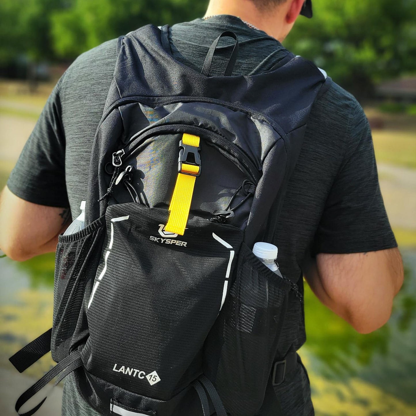 - SKYSPER Small Hiking Backpack | 15L Travel Backpack | Lightweight Bag | Water Resistant -