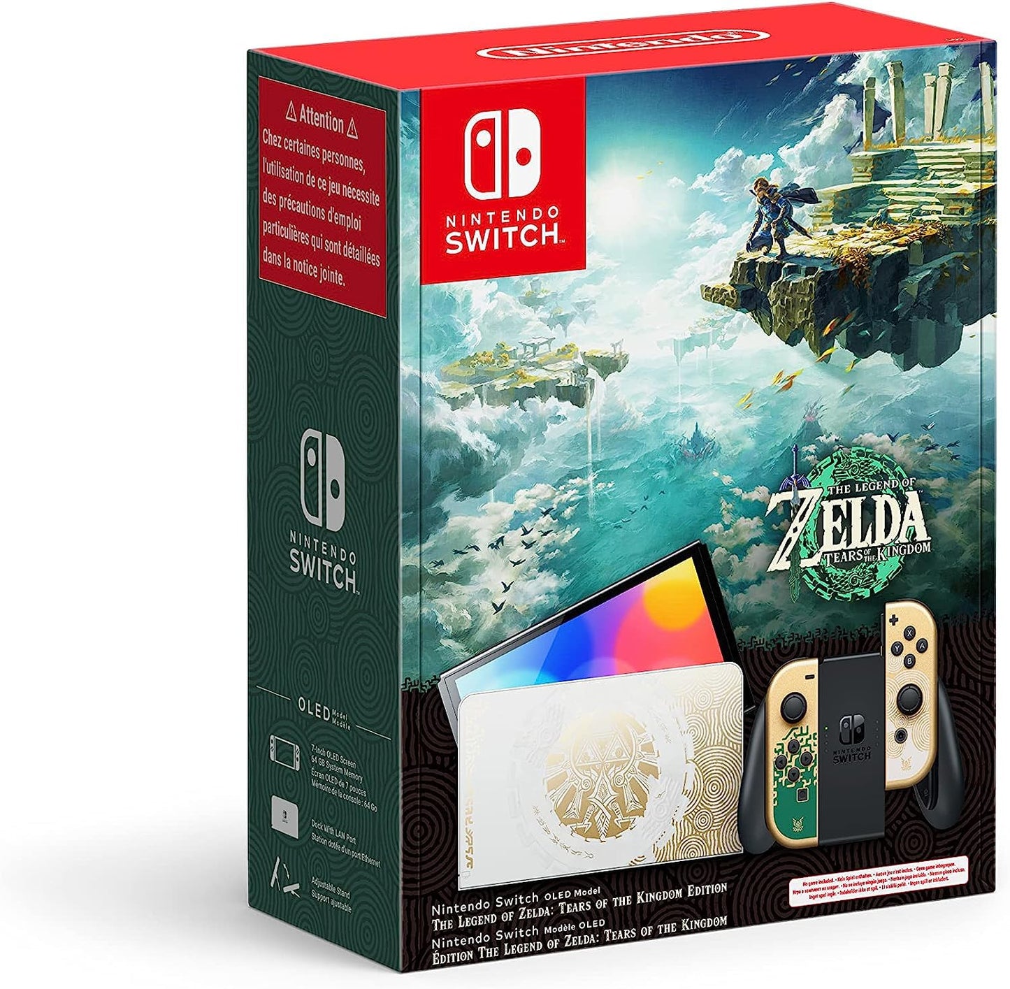 - Nintendo Switch (OLED Model) | Zelda Tears of the Kingdom Limited Edition -