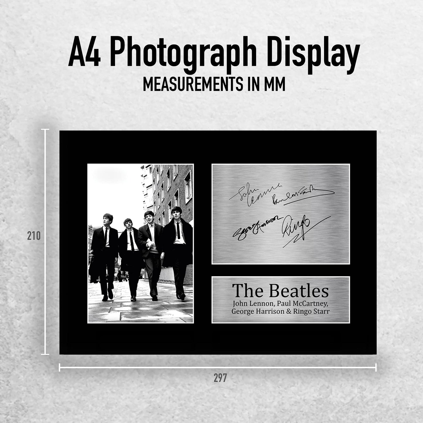 - HWC Trading The Beatles Signed A4 -