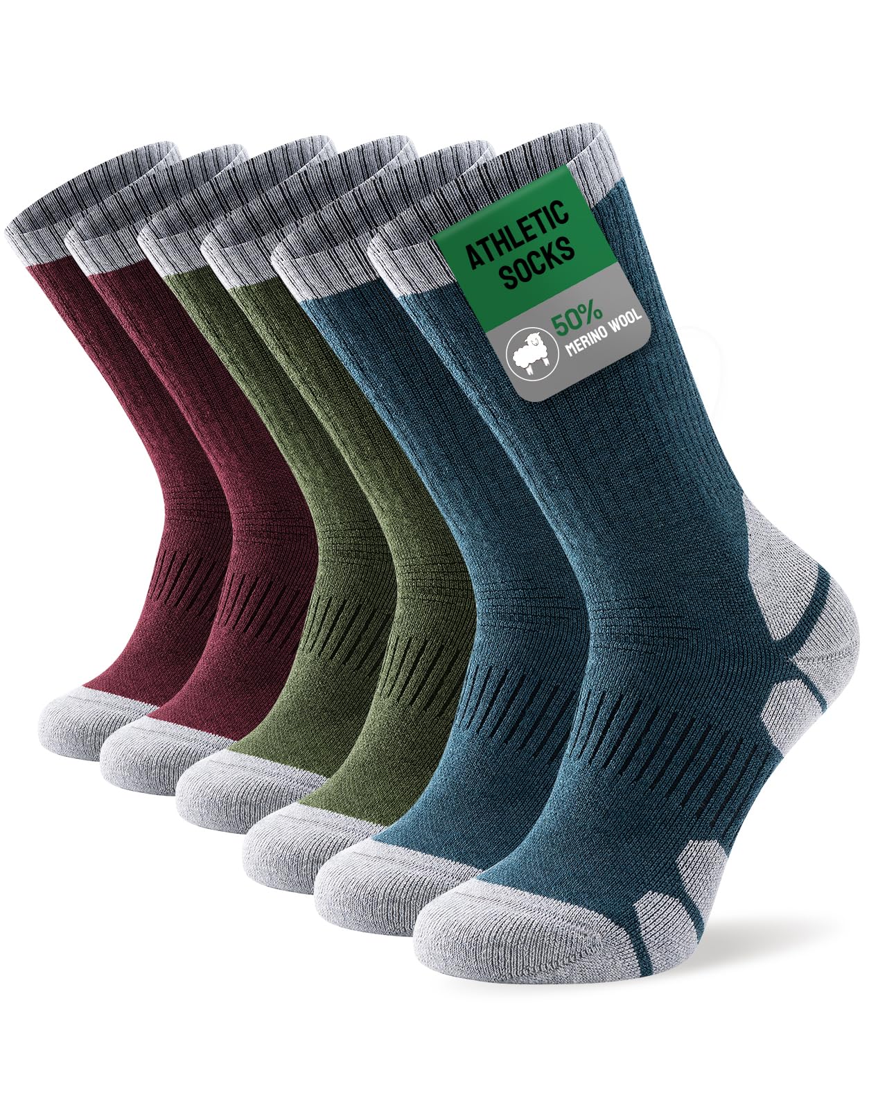 - Mens Walking Socks | Merino Wool | Hiking Socks for Men -