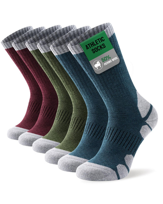 - Mens Walking Socks | Merino Wool | Hiking Socks for Men -