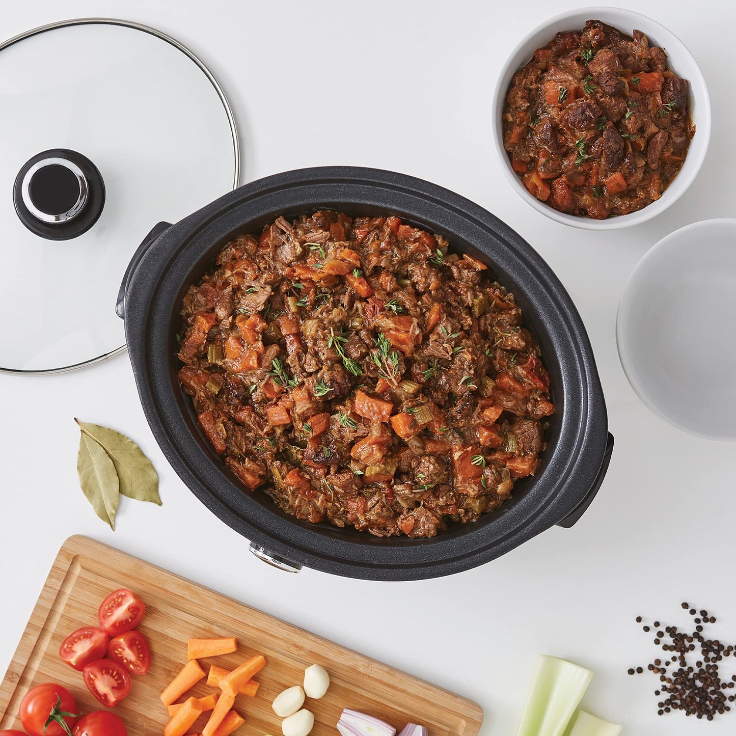 - Morphy Richards 3.5L Easy Time Slow Cooker | Automatic Heat Settings -