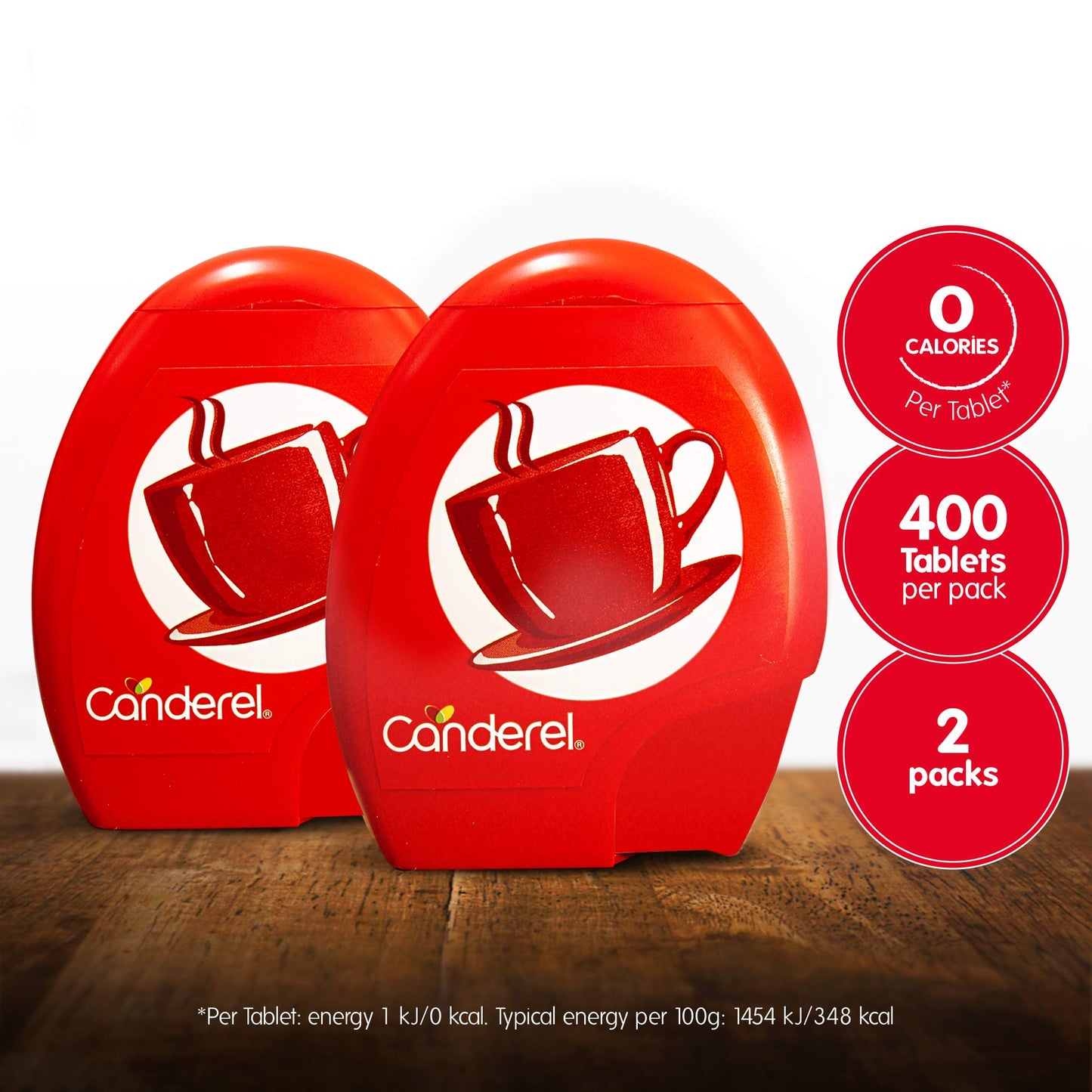 Canderel Sweetener Zero Calorie Tablets VALUE PACK, 800 Tablets