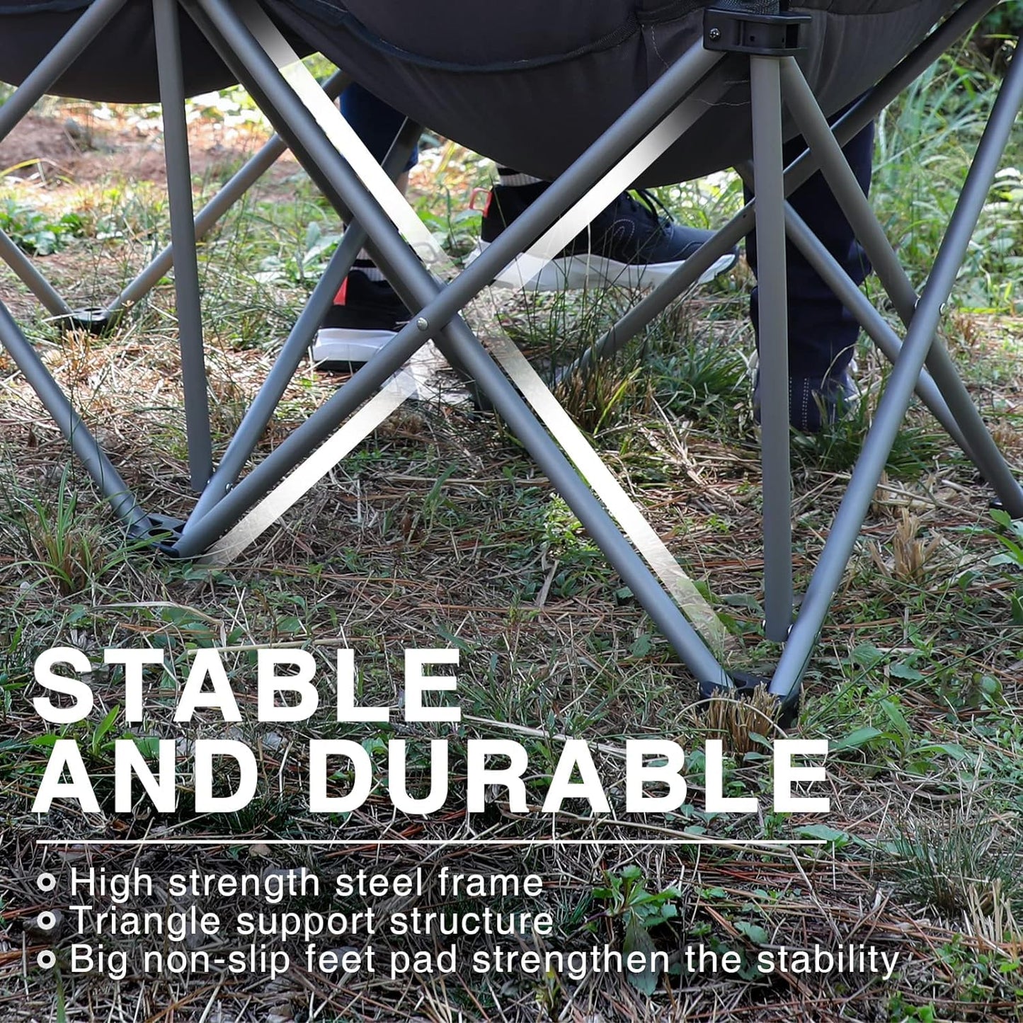 - EVER ADVANCED Camping Chair | Double -