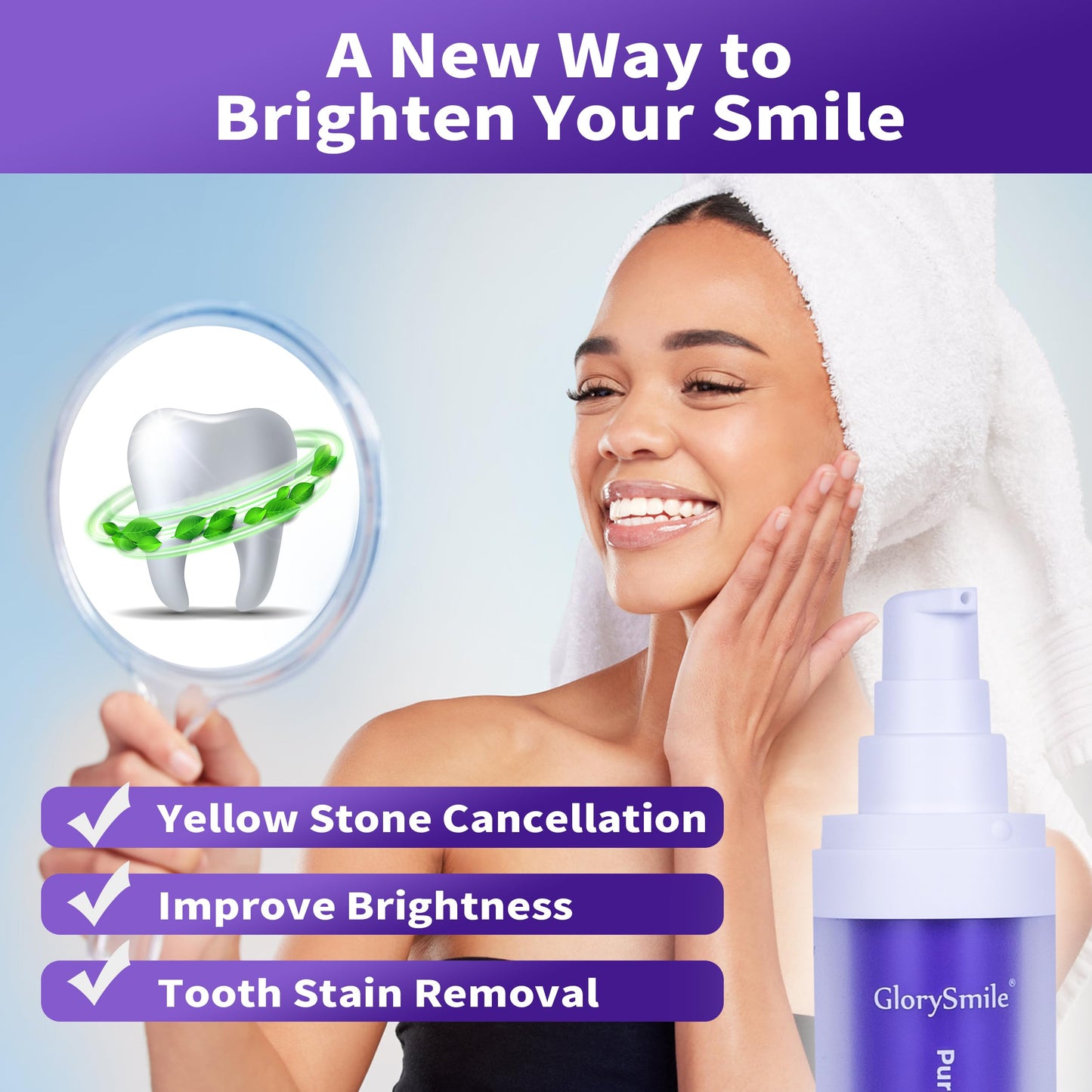 - Purple Toothpaste for Teeth Whitening | For Sensitive Teeth | Colour Correcting Teeth Whitening Toothpaste -