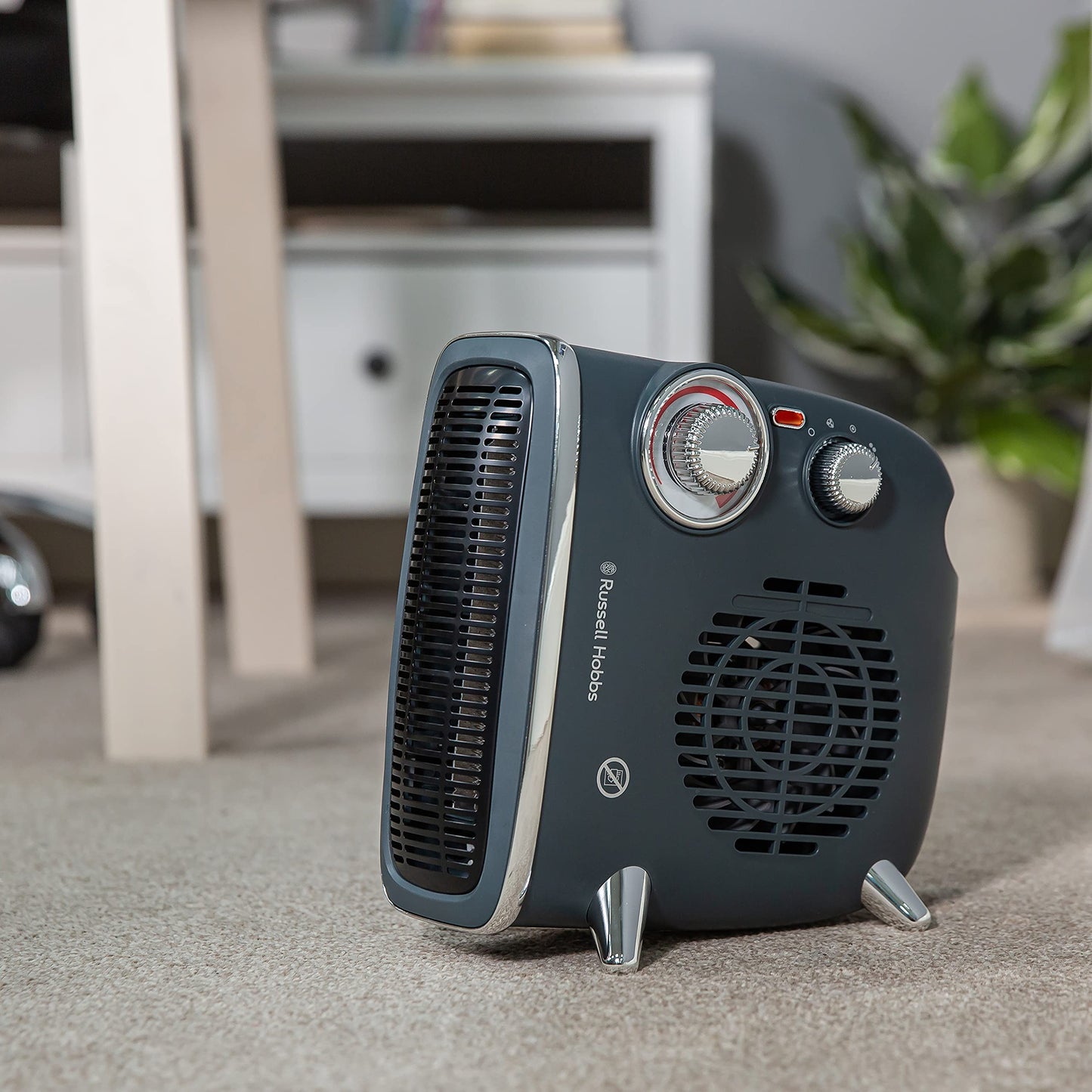 - Russell Hobbs 1800W/1.8KW Electric Heater | Retro Horizontal/Vertical Fan Heater -