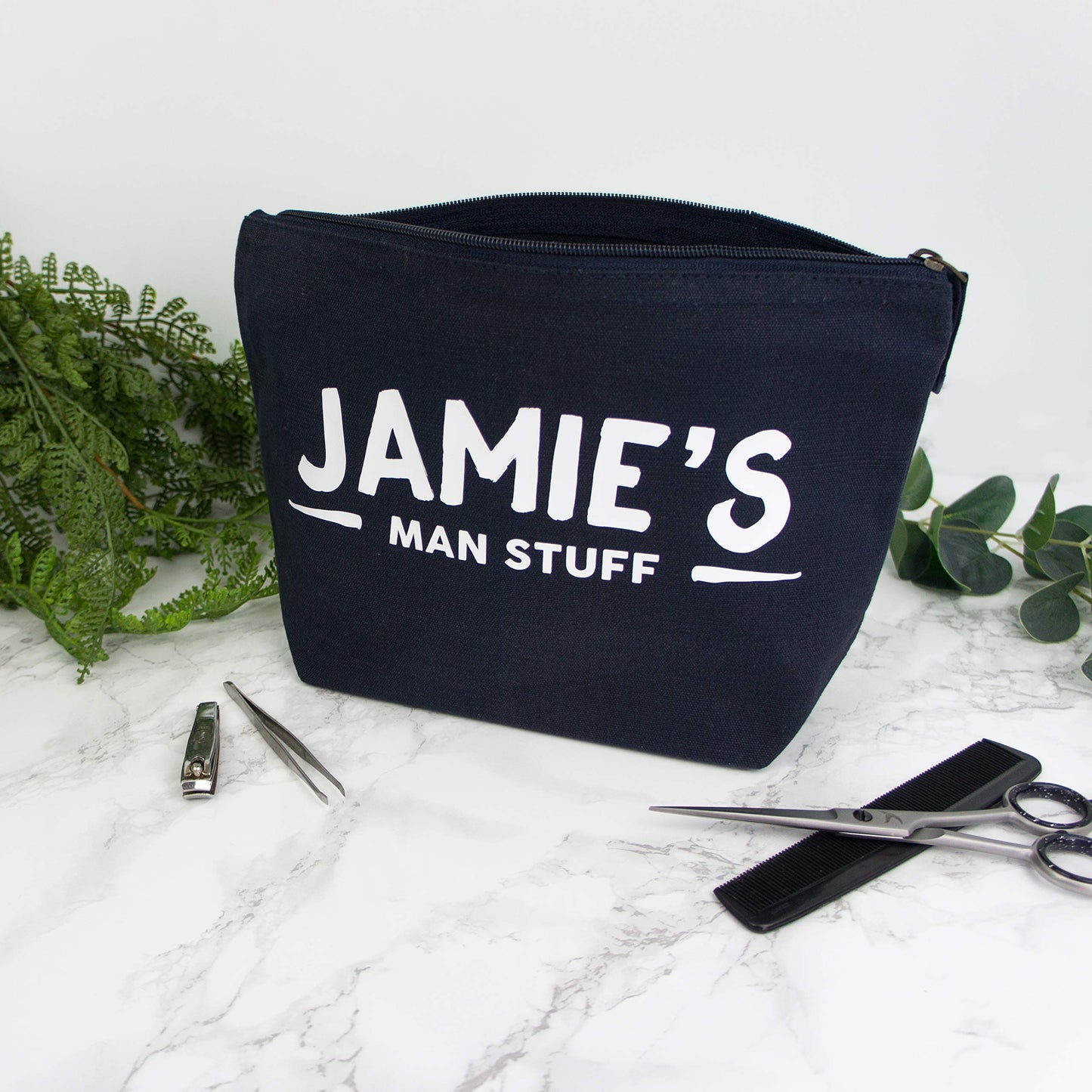 - Men's Wash Bag | Personalised With Name -