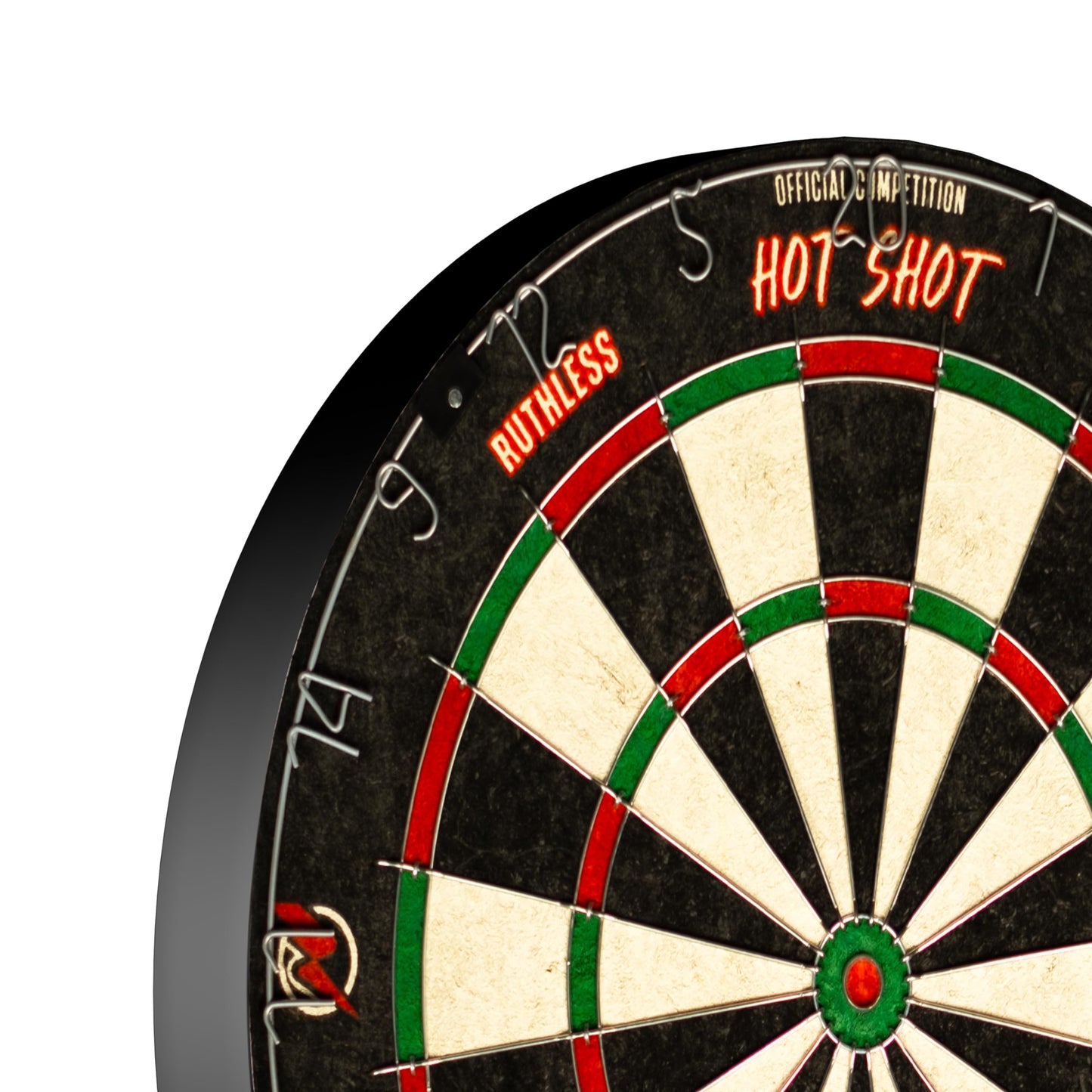 - Ruthless Hot Shot Dart Board | Endurance Round Wire Sisal Dartboard -