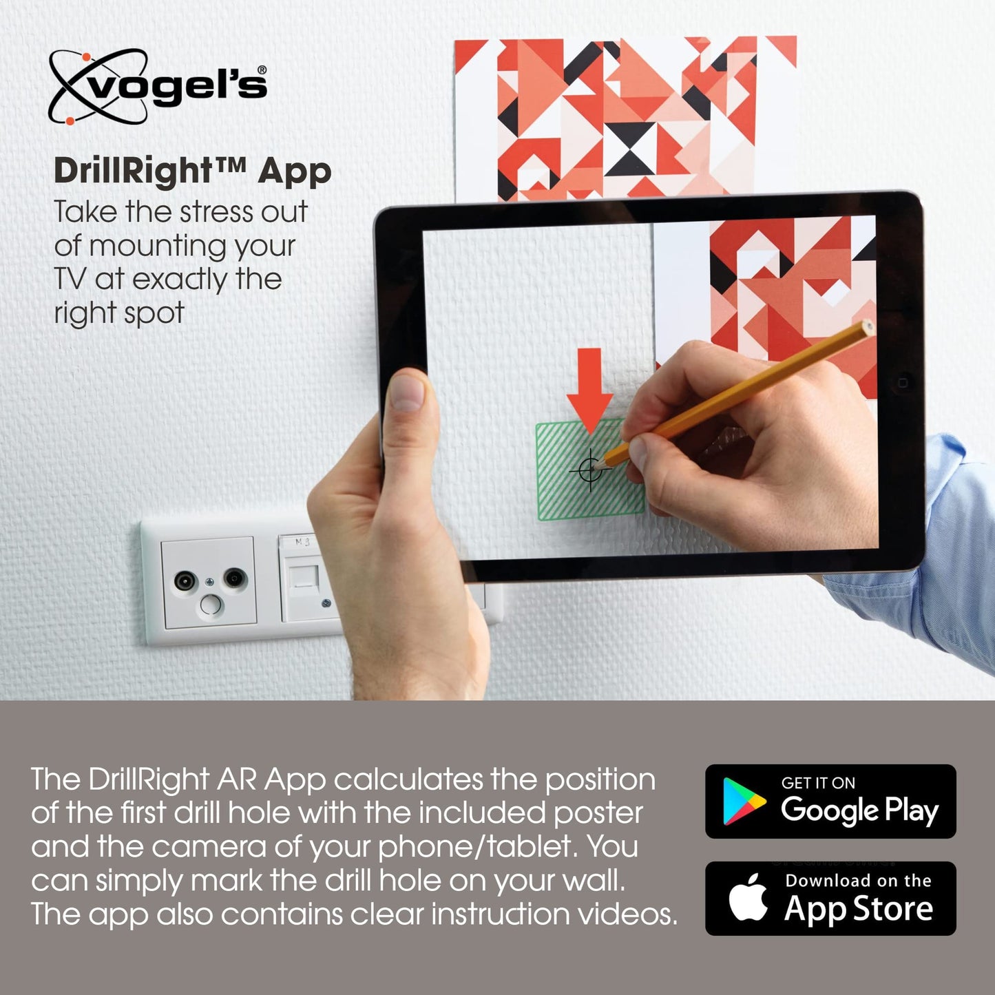 - Vogel's Elite 5855 ultra strong full-motion TV wall mount for large and heavy TVs -