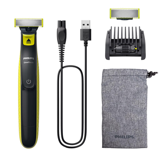 - Philips OneBlade Original Hybrid Face | Electric Beard Trimmer -