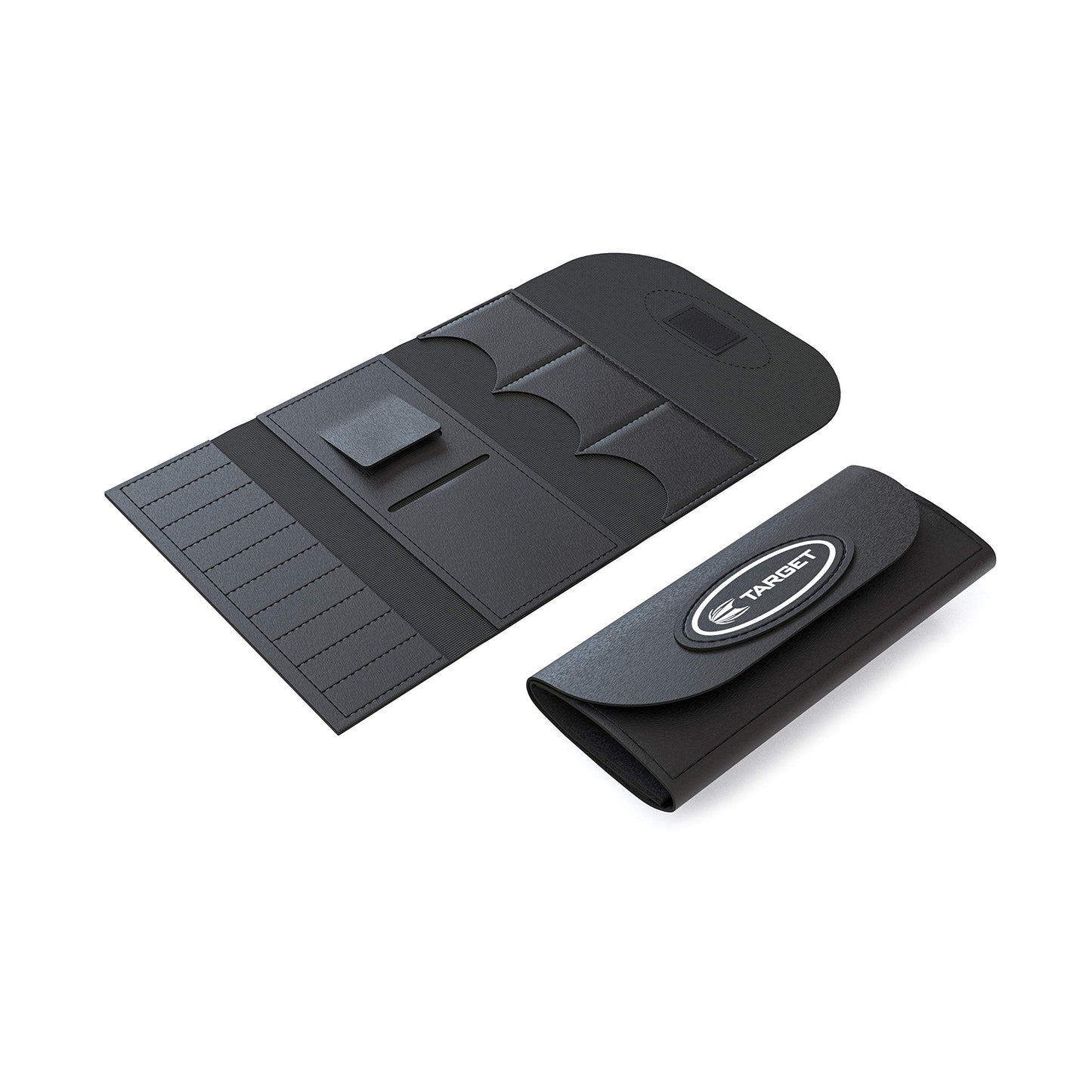 - Target Darts Tri Fold Darts Wallet | Black | 3 Darts -