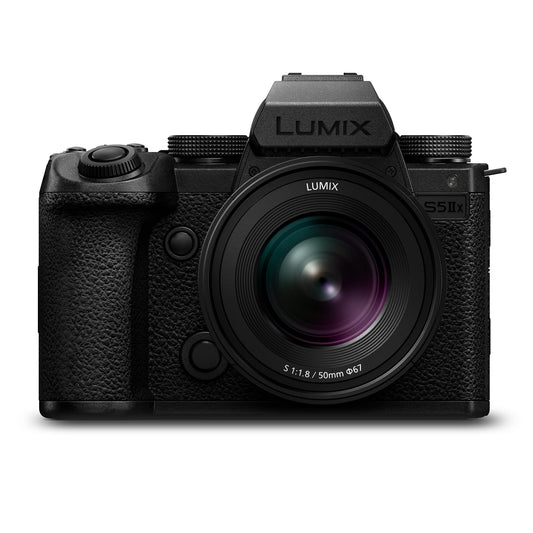 - Panasonic LUMIX DC-S5M2XCE Full Frame Mirrorless Camera | LUMIX S 50mm F1.8 Lens -