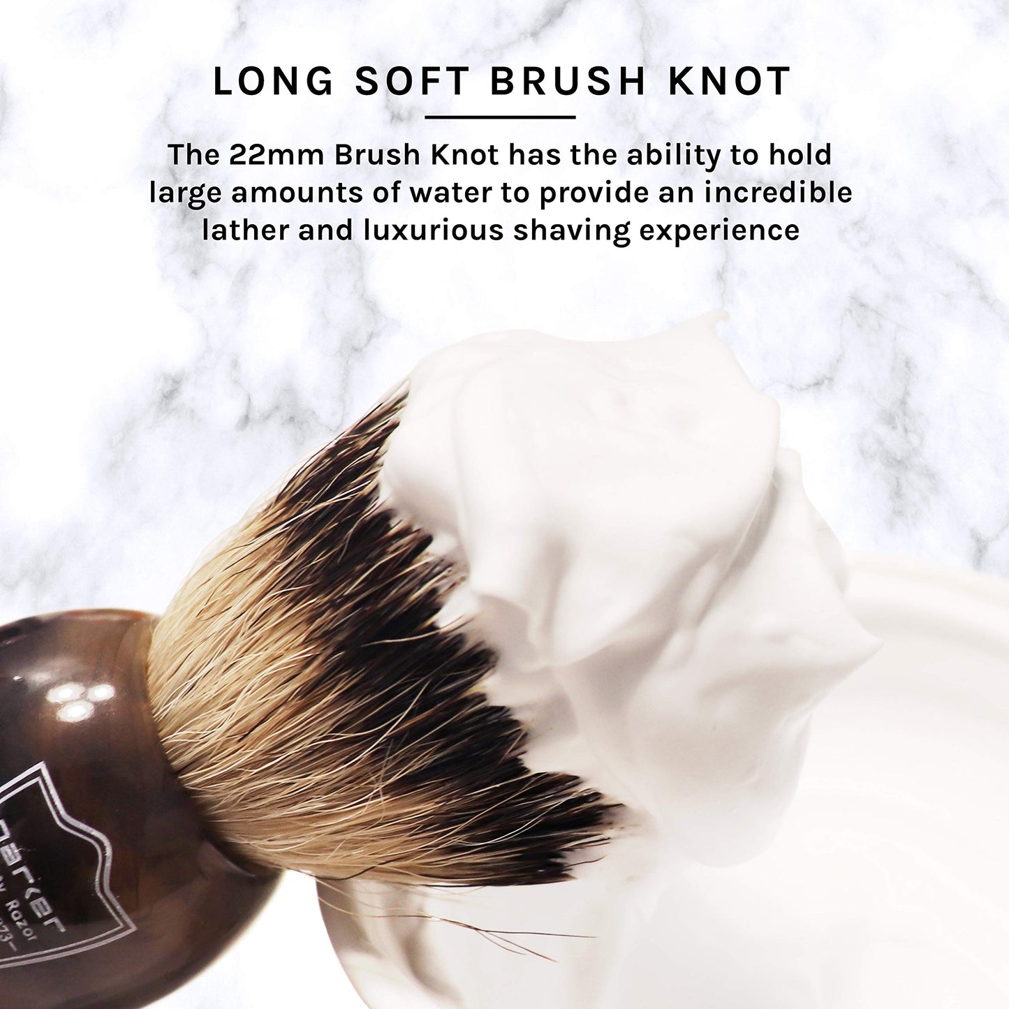 - Parker Safety Razor | 100% Silvertip Badger Bristle Faux Horn Handle Shaving Brush -