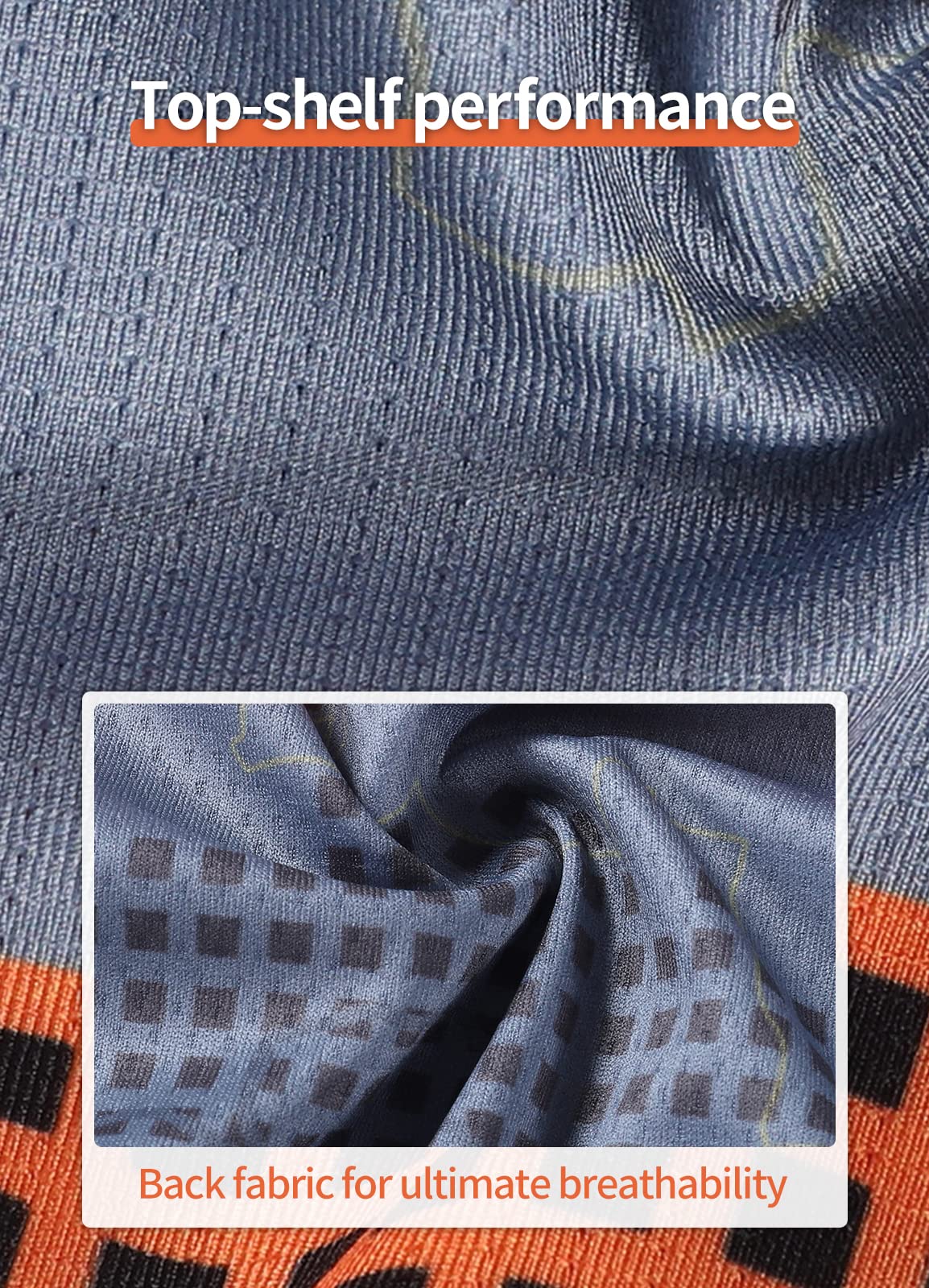 BERGRISAR Cycling Jersey Mens Short Sleeve Mtb Bike Shirts Cycling Tops with 3+1 Pockets Orange Size X-Large