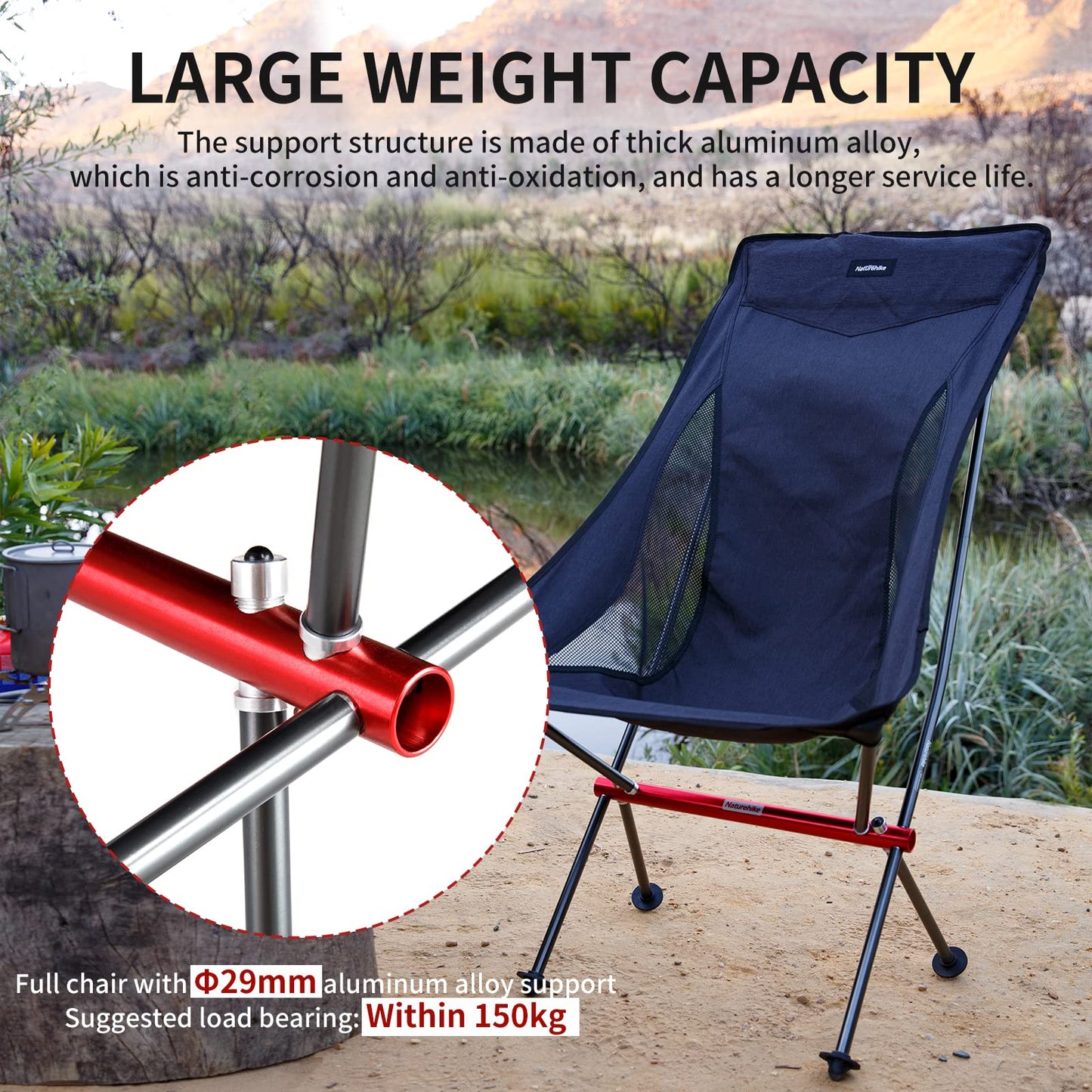 - Naturehike Portable Camping Chair | Ultra-Light Folding Chair -