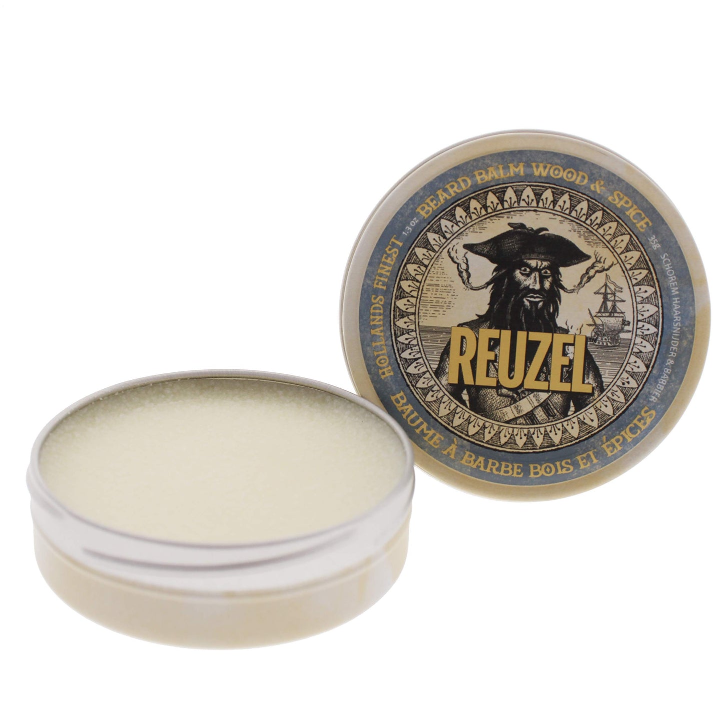 - Reuzel Wood and Spice Beard Balm | Shea Butter and Argan Oil | Formulated to Soften Coarse Hair and Tame Rogue Hairs | 35 g -