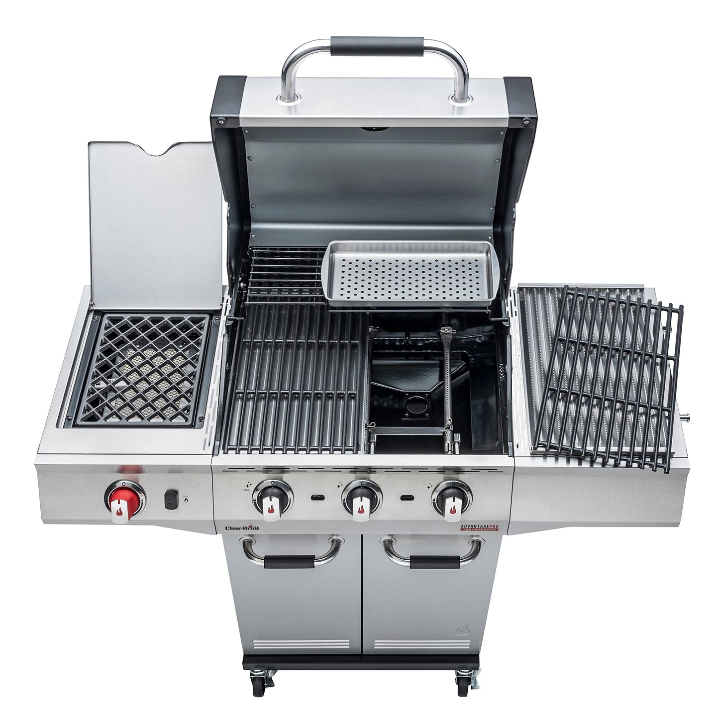 Char-Broil Advantage PRO S 3-3 Burner Gas Barbecue Grill with TRU-Infrared Technology and 900 °C Sear Burner