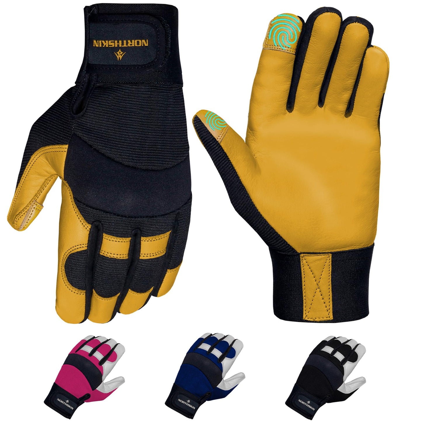 - NORTH SKIN Heavy Duty Work Gloves -