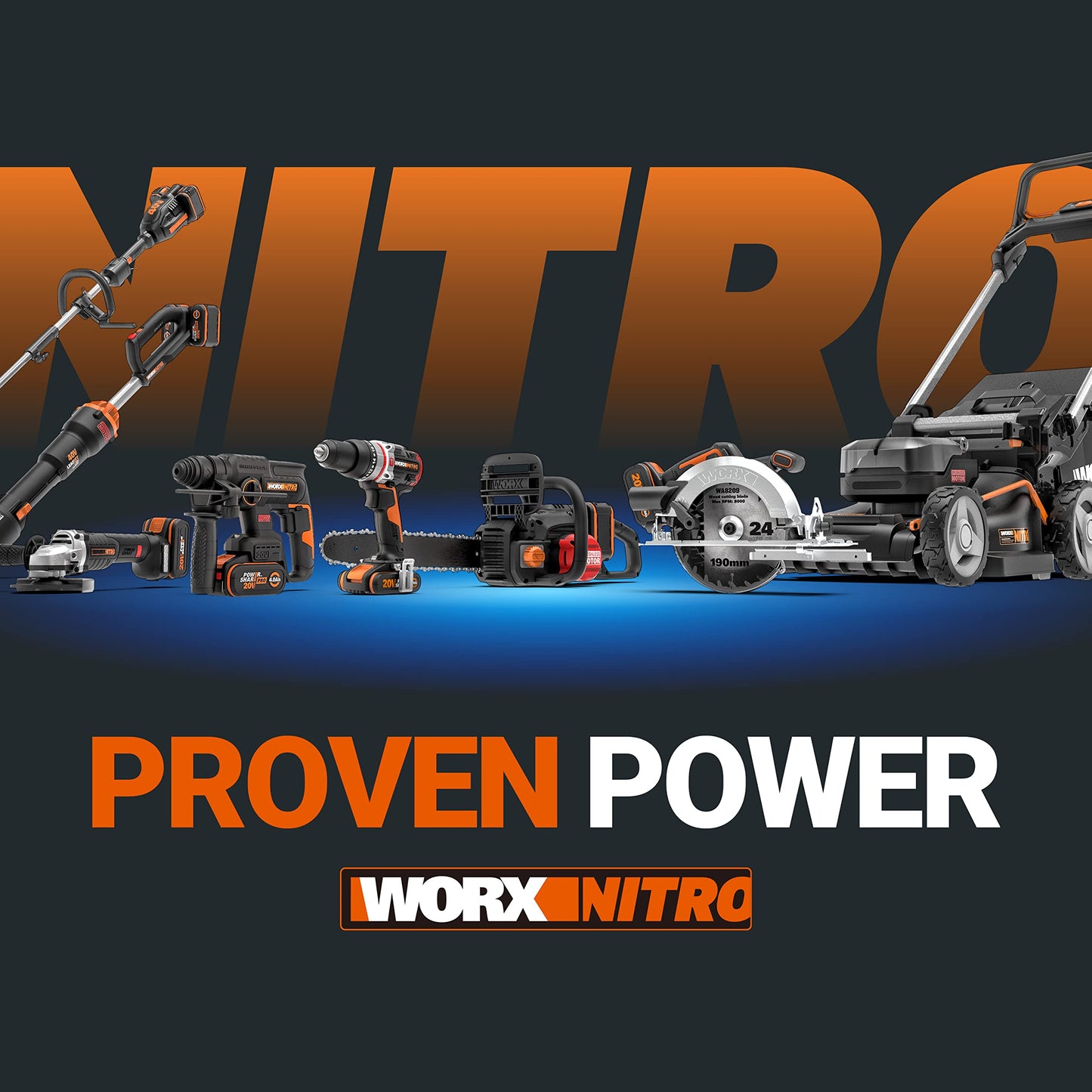 - WORX Nitro 18V(20V Max) Cordless Brushless Jigsaw WX542 Jig Saw, 3500spm, Maximum in Wood 120mm/steel 10mm, 26 mm Stroke Length, 45 °Bevel Capacity, PowerShare, 1 * 2.5Ah Battery & 1 * 2A Charger