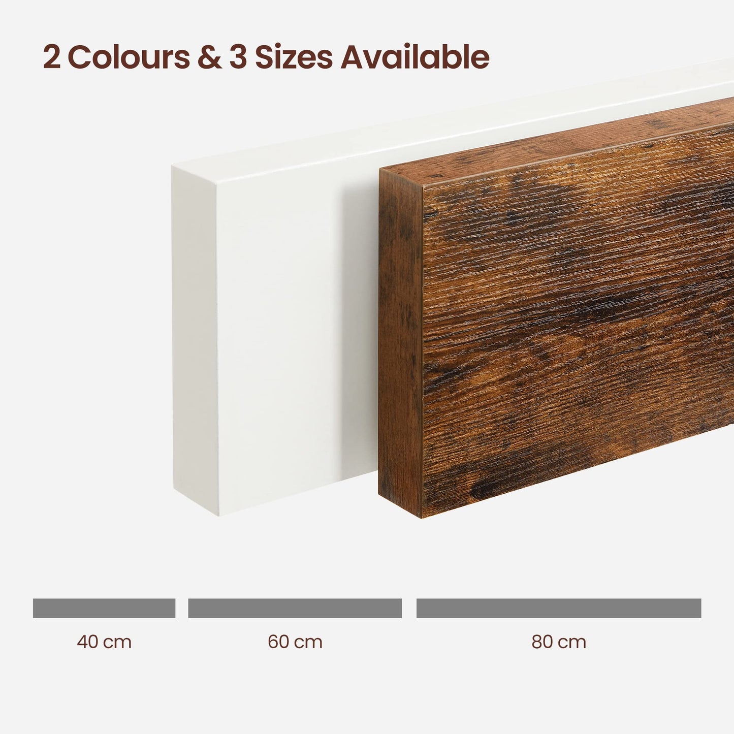 - VASAGLE Wall Shelf, Floating Shelf -