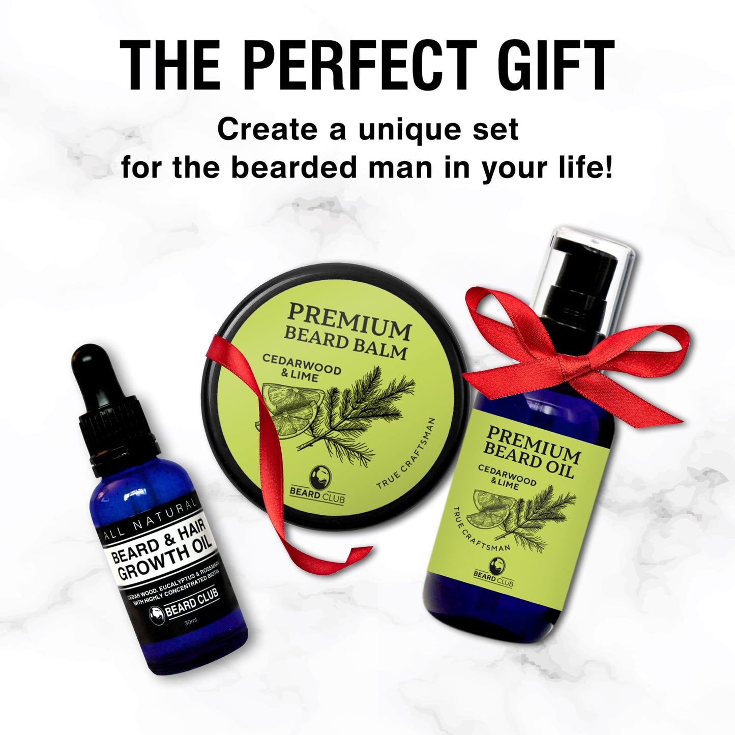 Beard Club - Beard Balm - Beard Wax - Beard Balm for Men - Beard Moisturiser - Beard Butter - Beard Cream - Beard Softener for Men - Beard Conditioner for Men - Beard Wax for Men - Cedar Wood and Lime