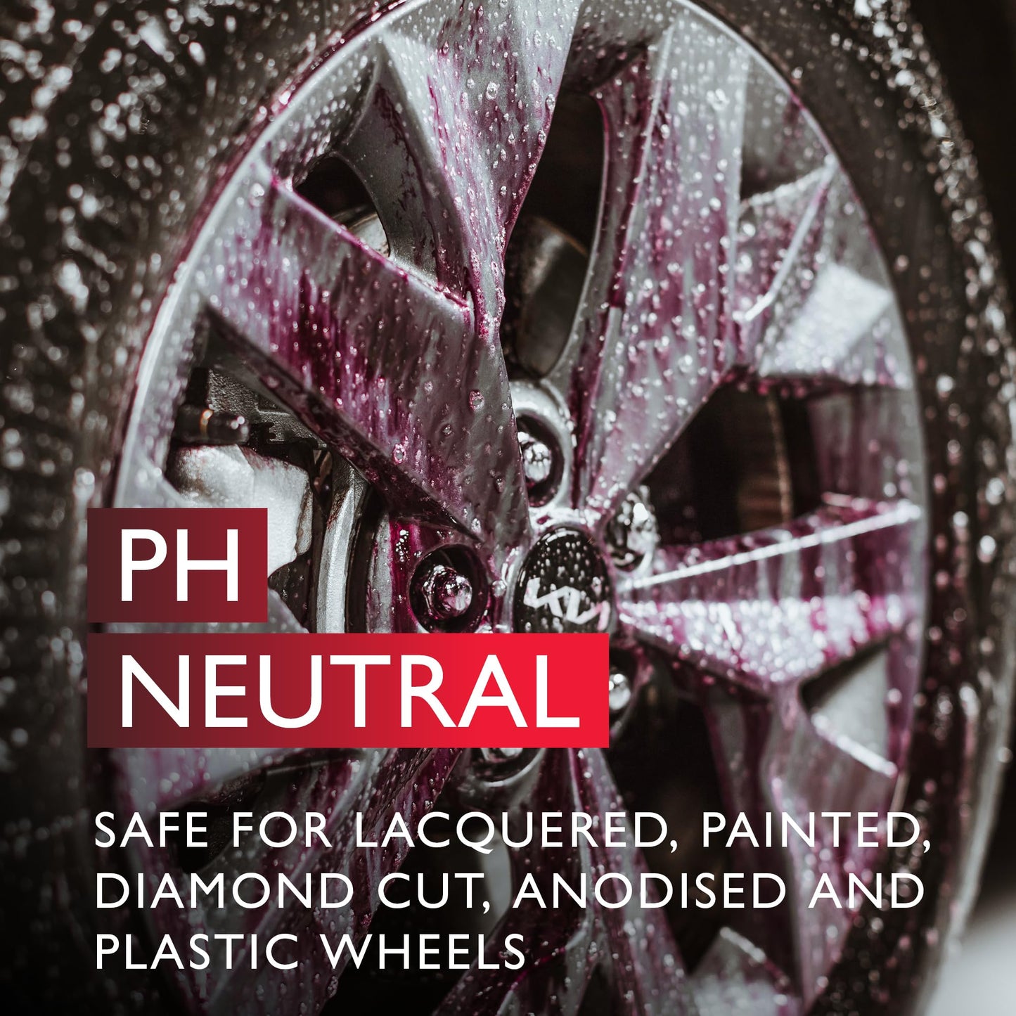 Autoglym Advanced All Wheel Cleaner,1L – Colour Change Technology Reacts With Brake Dust,pH Neutral Car Wheel Cleaner Spray and Alloy Wheel Cleaner Safe For All Wheel Types, Pink