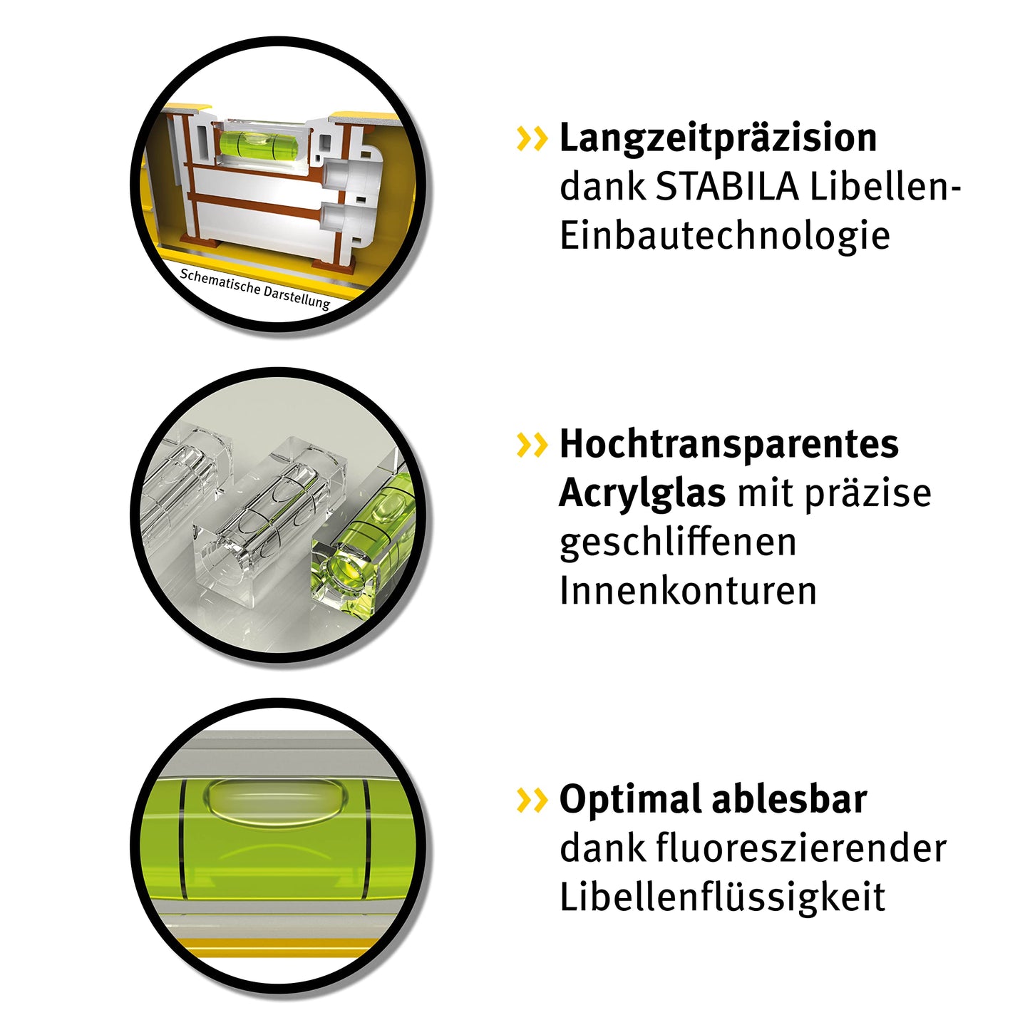 - Stabila Type81SREM 25cm/10-inch | Rare Earth Magnetic Spirit Level with Holster| Yellow/Black -