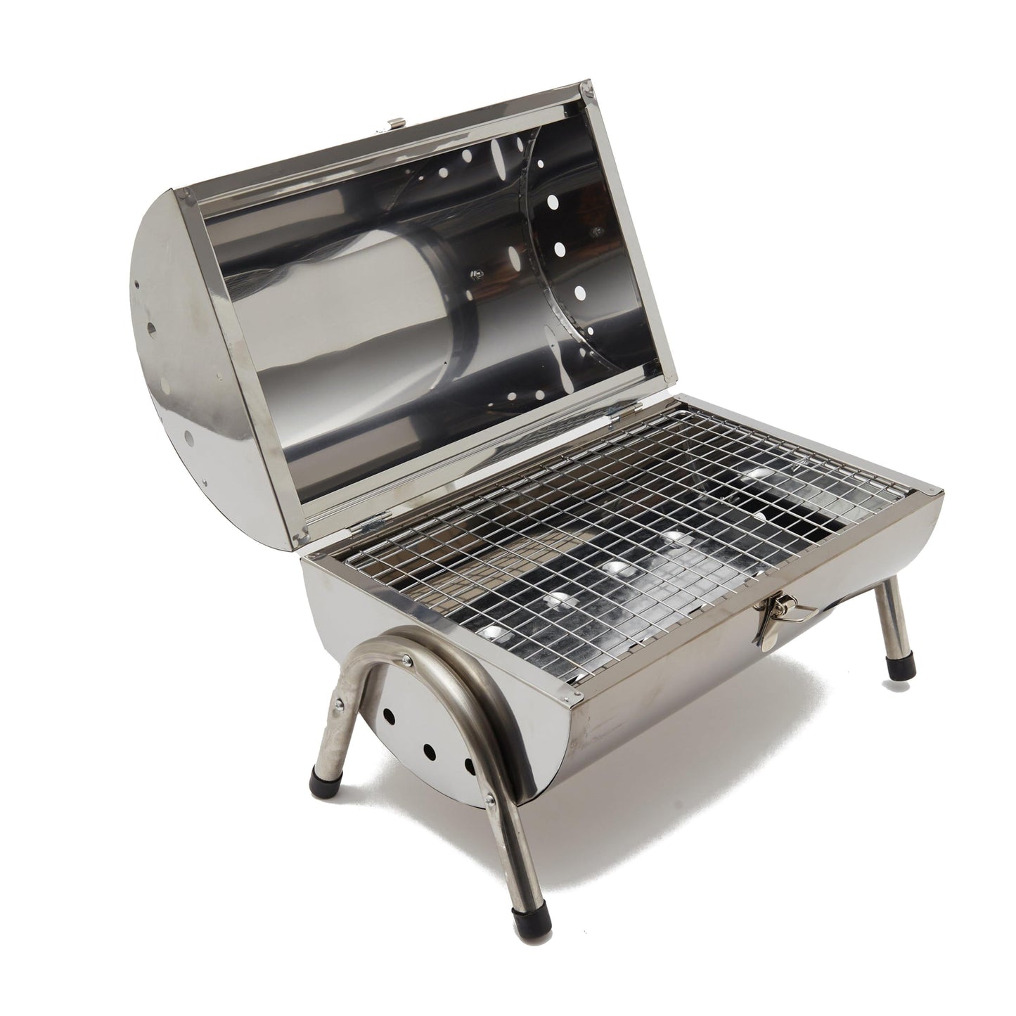 - Hi-Gear Stainless Steel Double Sided BBQ Compact Portable Camping Barbecue -